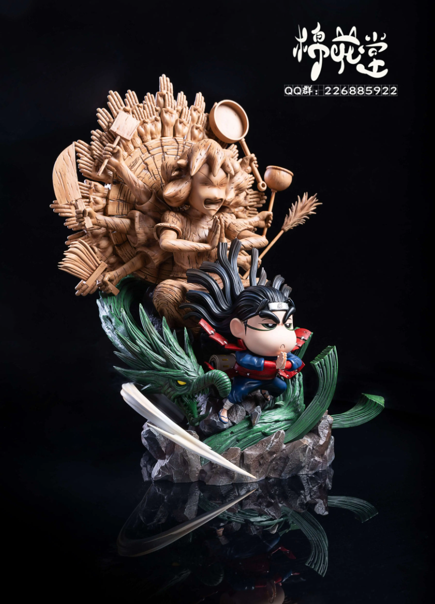 【Pre-sale】野原 しんのすけ Cosplay Senju Hashirama-Crayon Shin-chan-MianHuaTang Studio