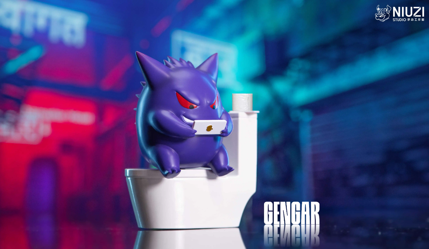 【Pre-sale】Closestool Gengar-Pokemon-NIUZI Studio