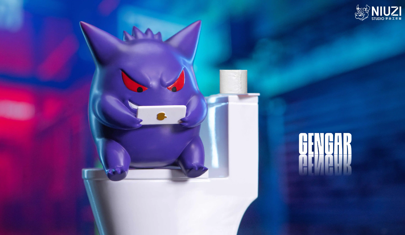 【Pre-sale】Closestool Gengar-Pokemon-NIUZI Studio