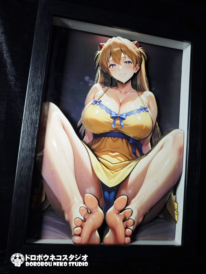 【In stock】DSMG-107 Decorative Painting of Asuka Langley Soryu-EVA-Dorobou Neko Studio