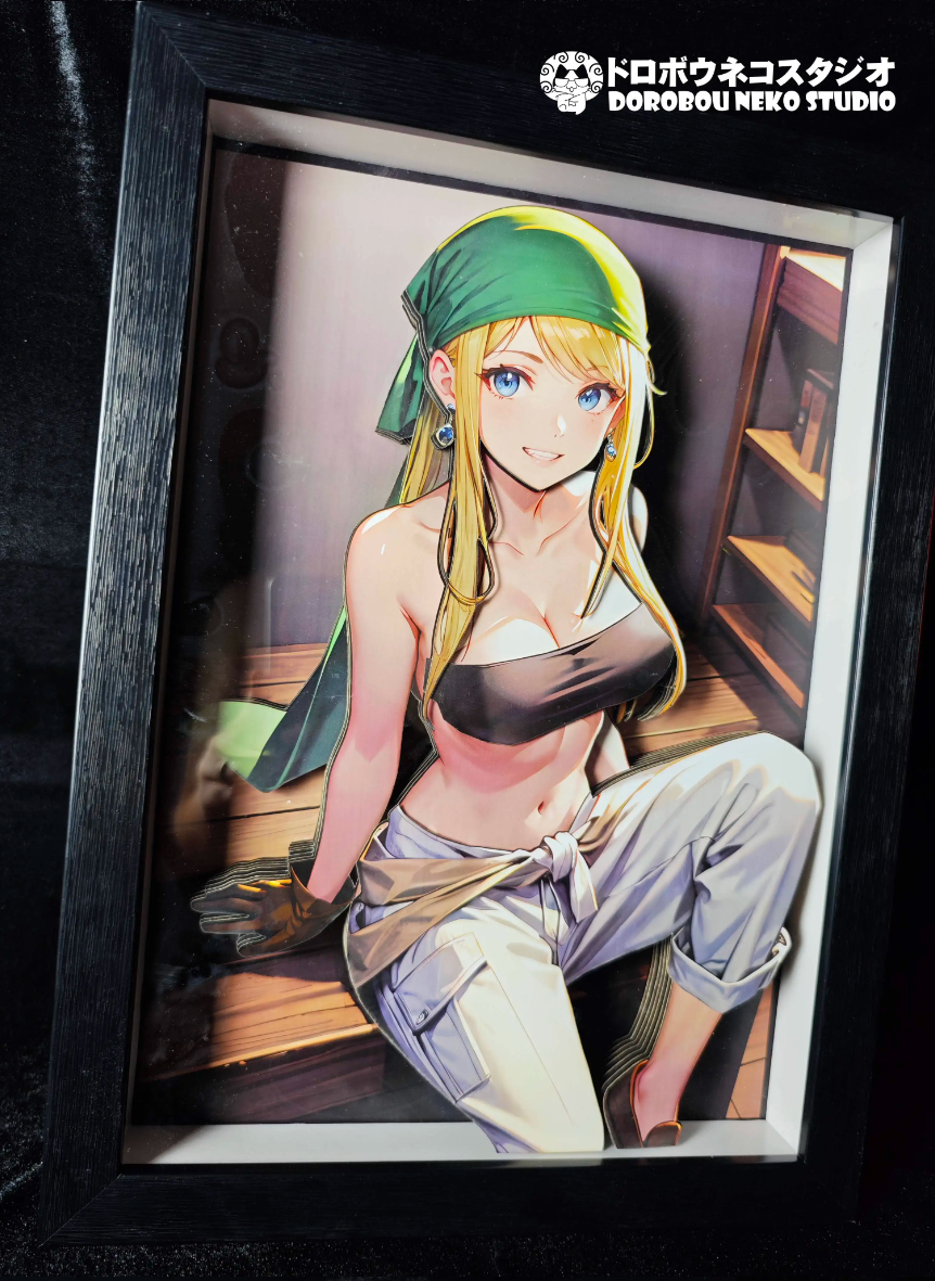 【In stock】DSMG-108 Decorative Painting of Winry Rockbell-Fullmetal Alchemist-Dorobou Neko Studio