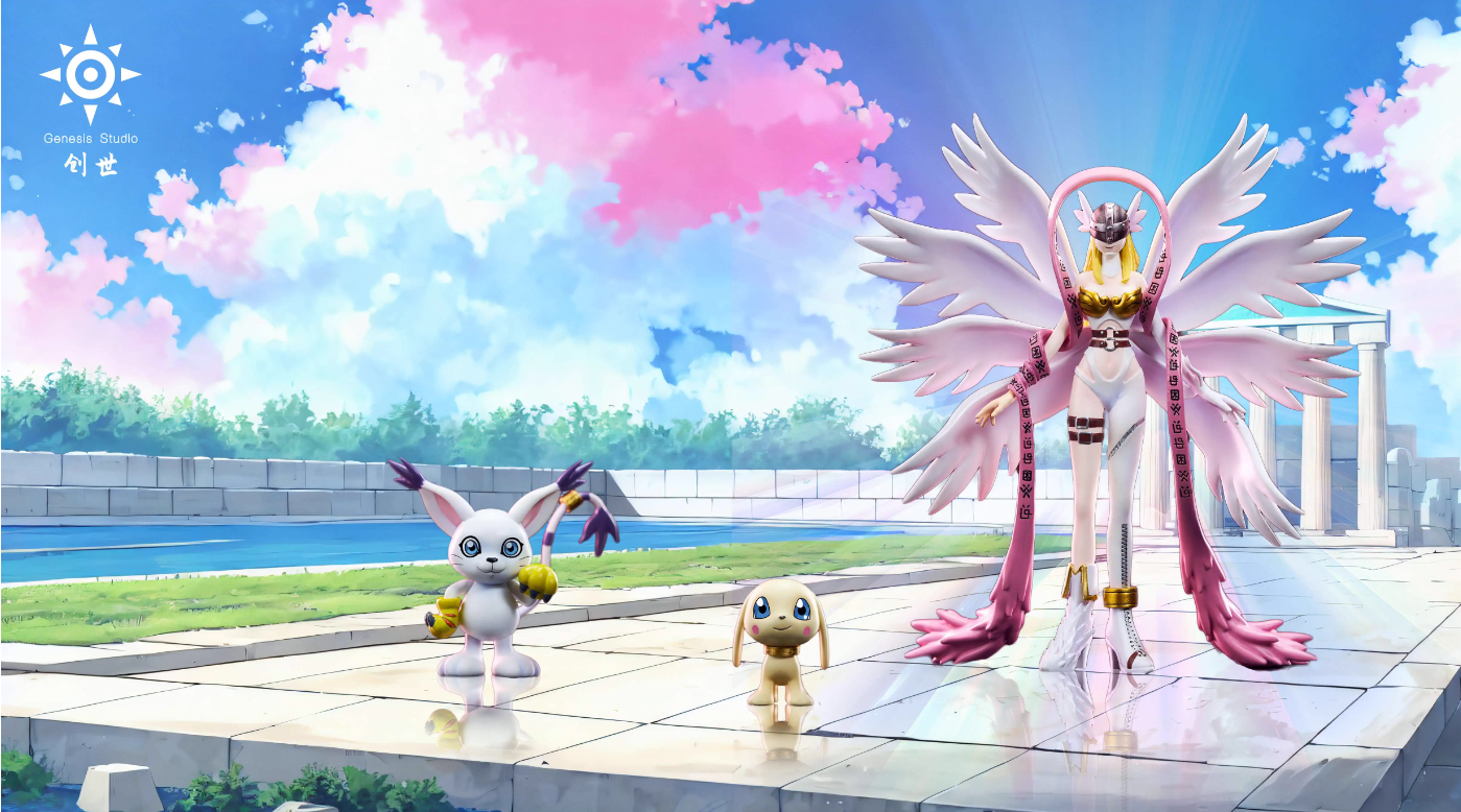 【Pre-sale】Angewomon, Tailmon & Plotmon-Digimon Adventure-Genesis Studio