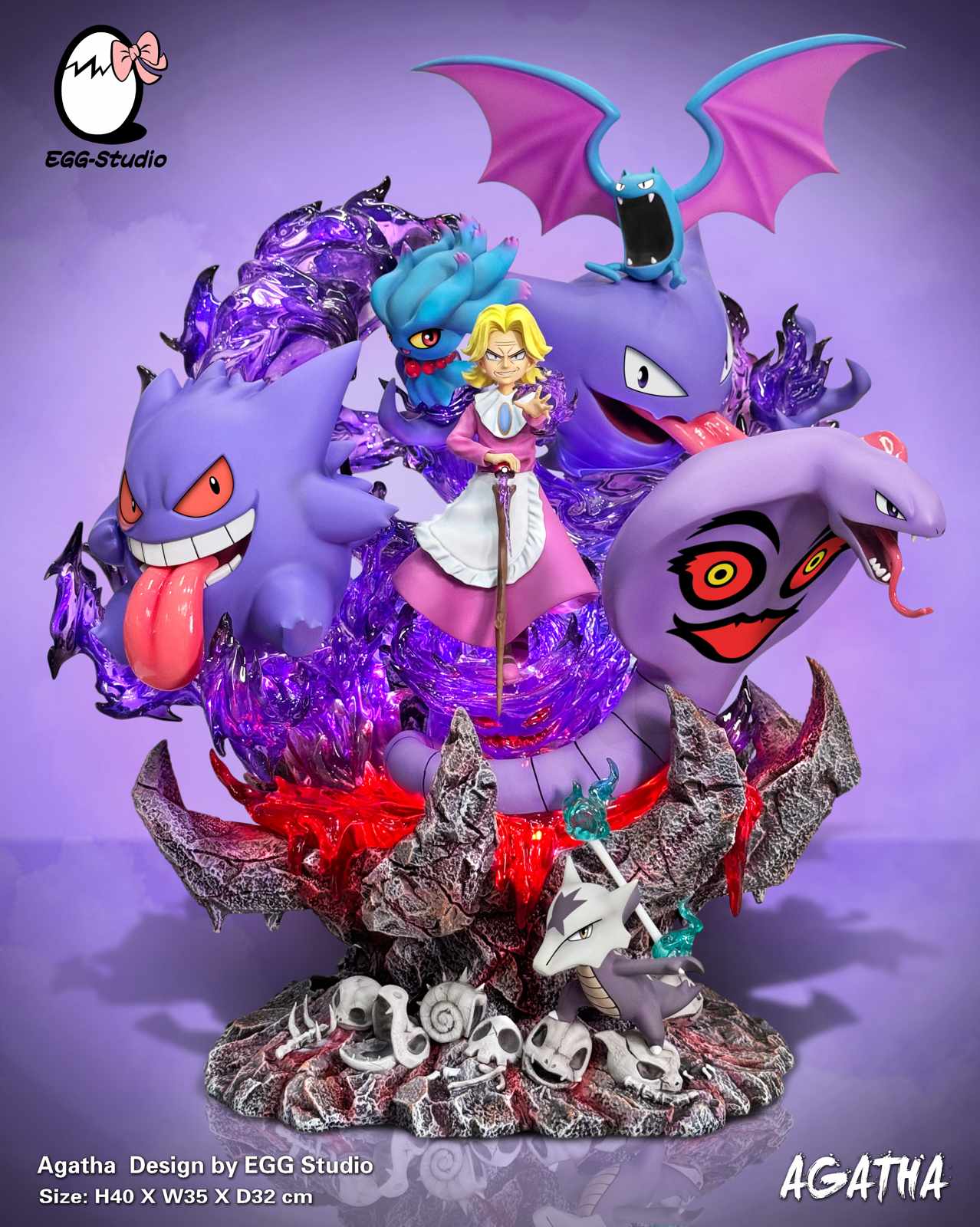 【Pre-sale】Ghost Type Elite Four Agatha with LED-Pokemon-EGGS Studio