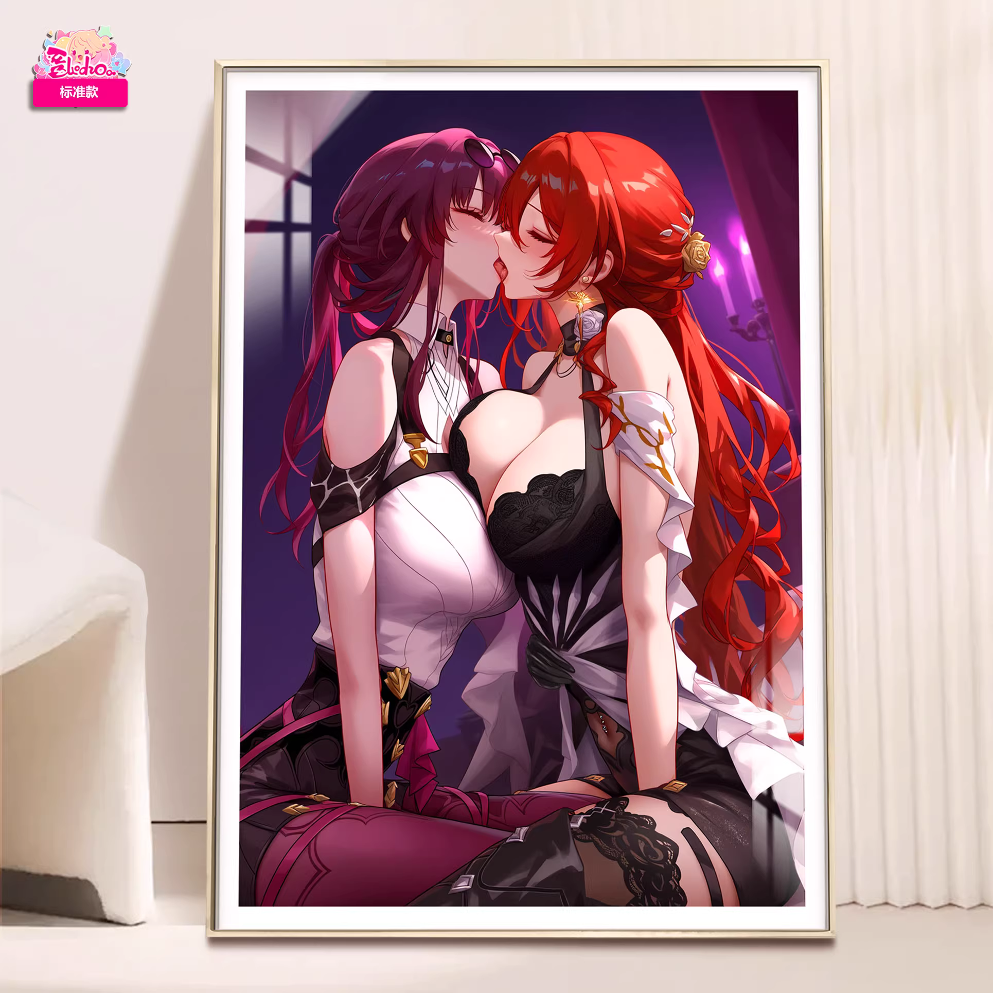 【In stock】Decorative Painting of Kafka & Murata Himeko-Honkai: Star Rail-AMiaoHuaShe Studio