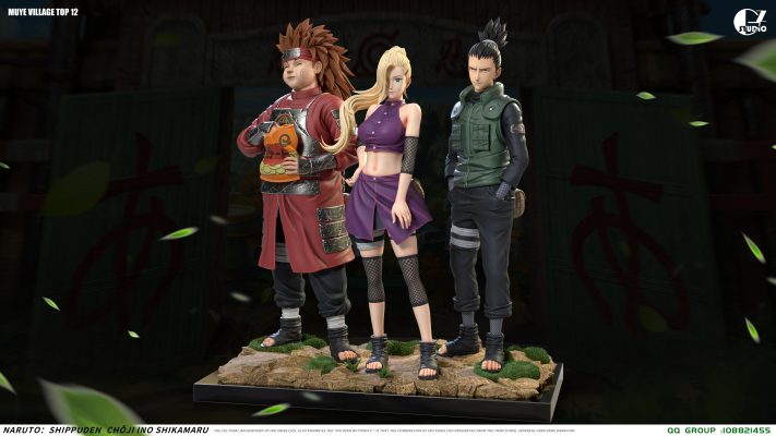 【Pre-sale】1/6 Scale Boar–Deer–Butterfly Akimichi Choji & Nara Shikamaru & Yamanaka Ino-GZ Studio