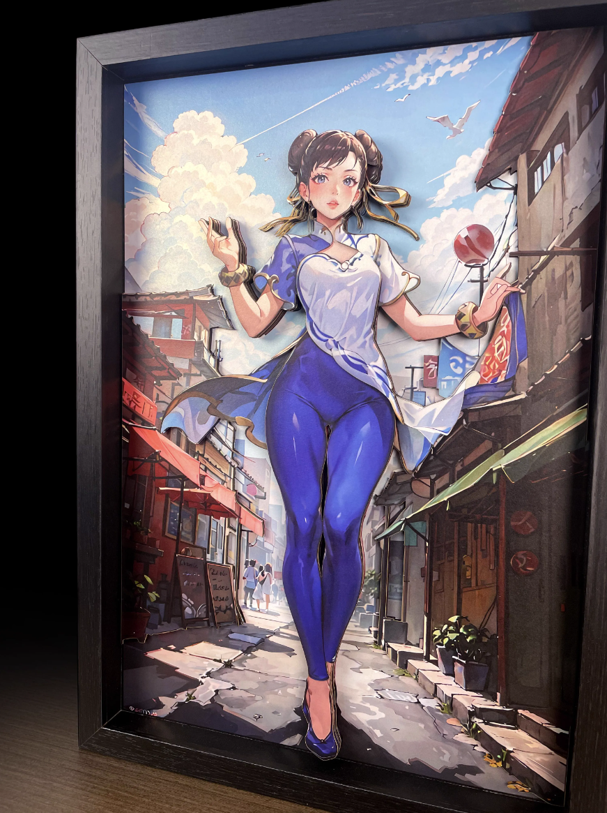 【In stock】Decorative Painting of ChunLi-Street Fighter(SF)-MOMO Studio