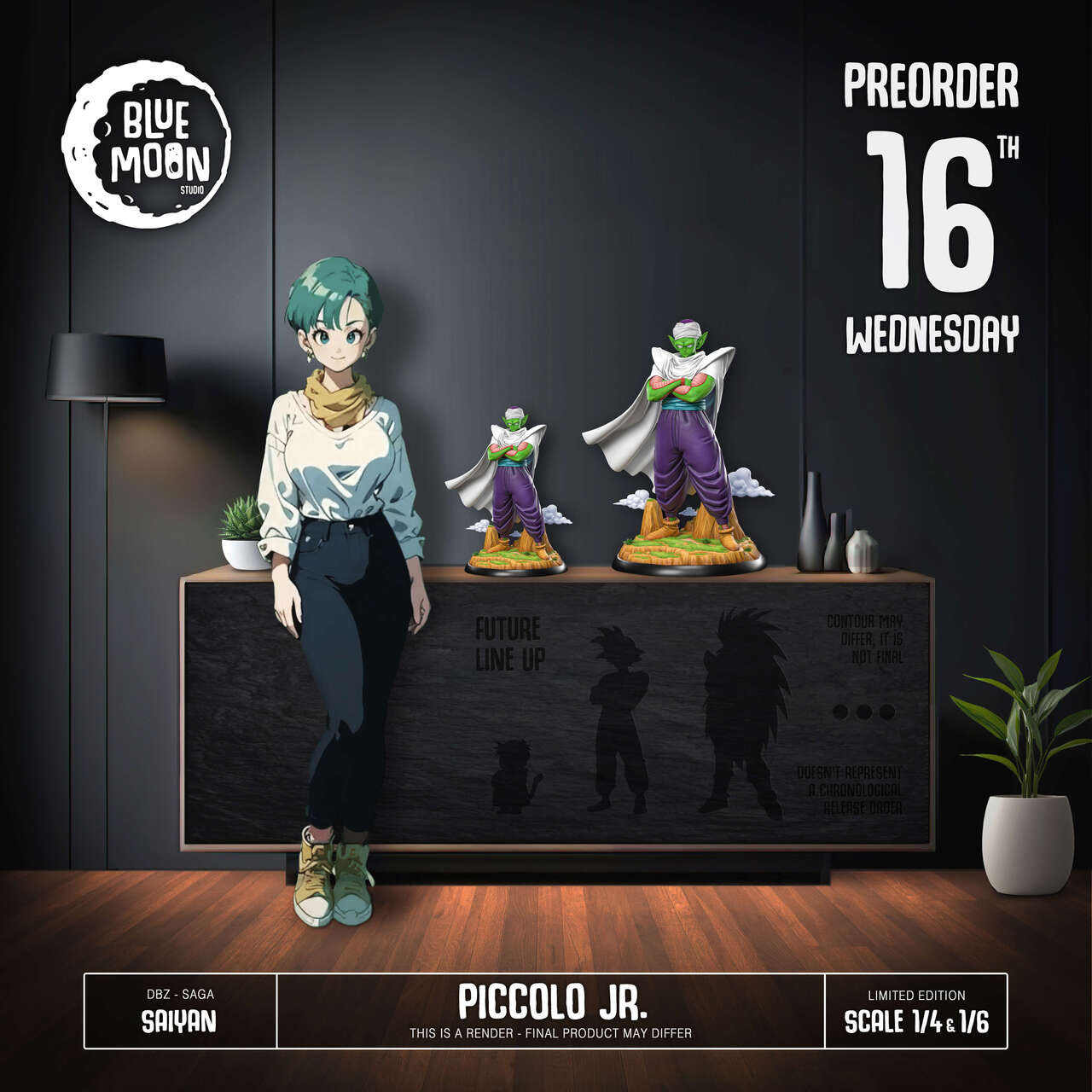 【Pre-sale】1/6 & 1/4 Scale Piccolo-Blue Moon Studio