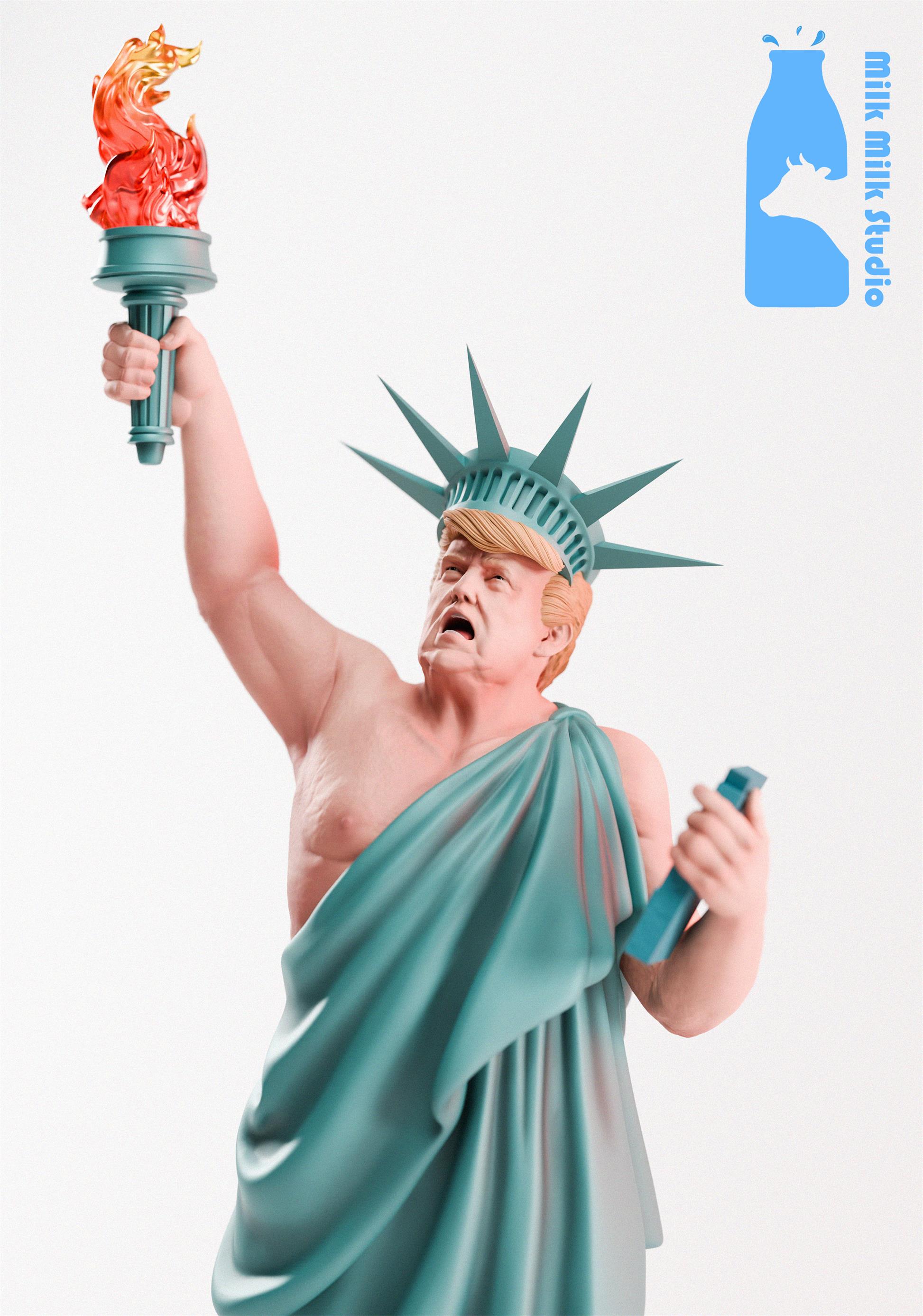 【Pre-sale】1/10 Scale Trump-Other series-Milk Milk Studio