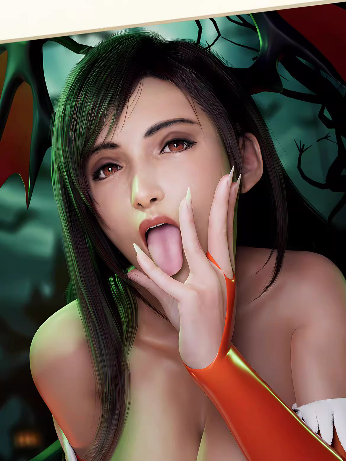 【Pre-sale】Decorative Painting of Tifa-(FF7) Final Fantasy–Xingkong Studio