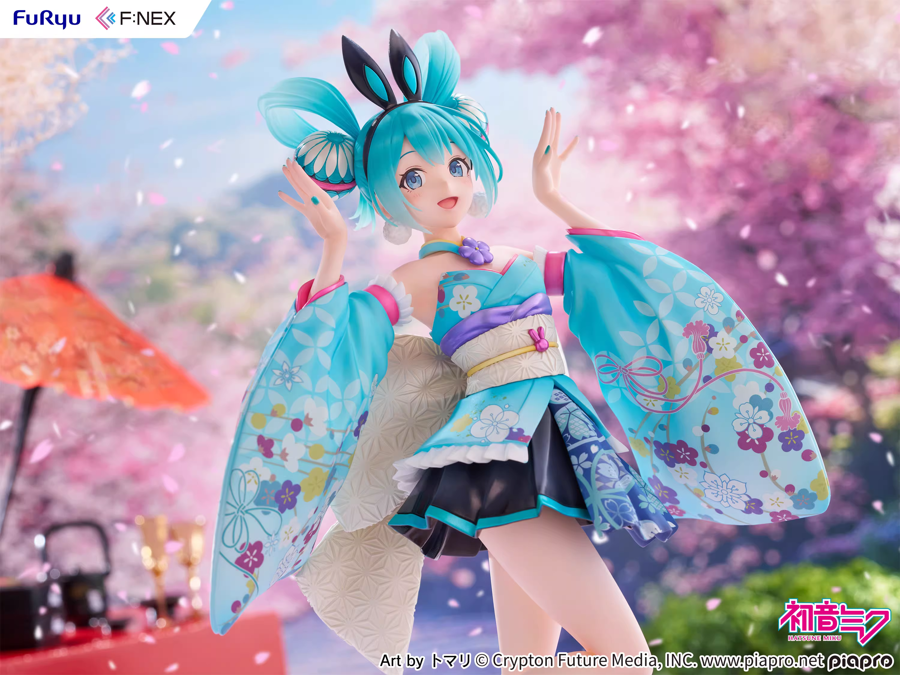 【Pre-sale】1/7 Scale Bunny Kimono Dressed Hatsune Miku–VOCALOID–F:NEX Studio