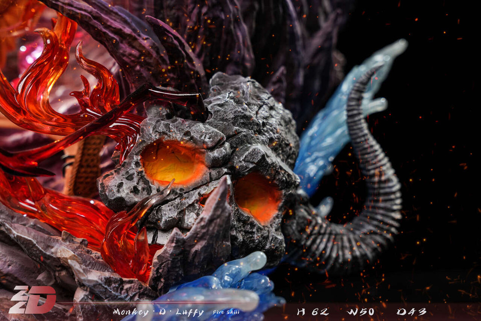 【Pre-sale】1/6 Scale RED ROC Luffy with LED-ZZDD Studio