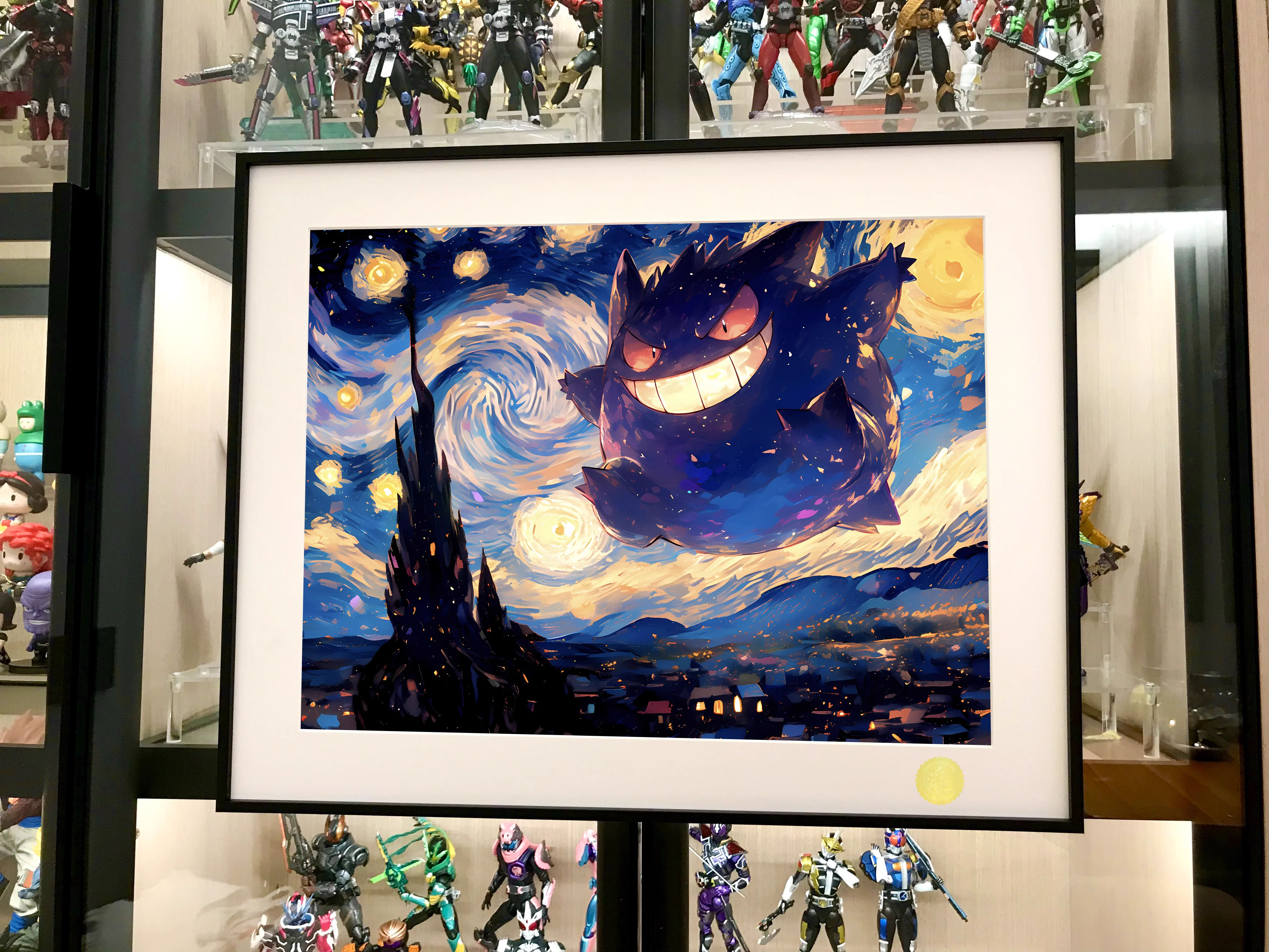 【Pre-sale】Decorative Painting of The Starry Night Gengar-Pokemon-XingKong Studio