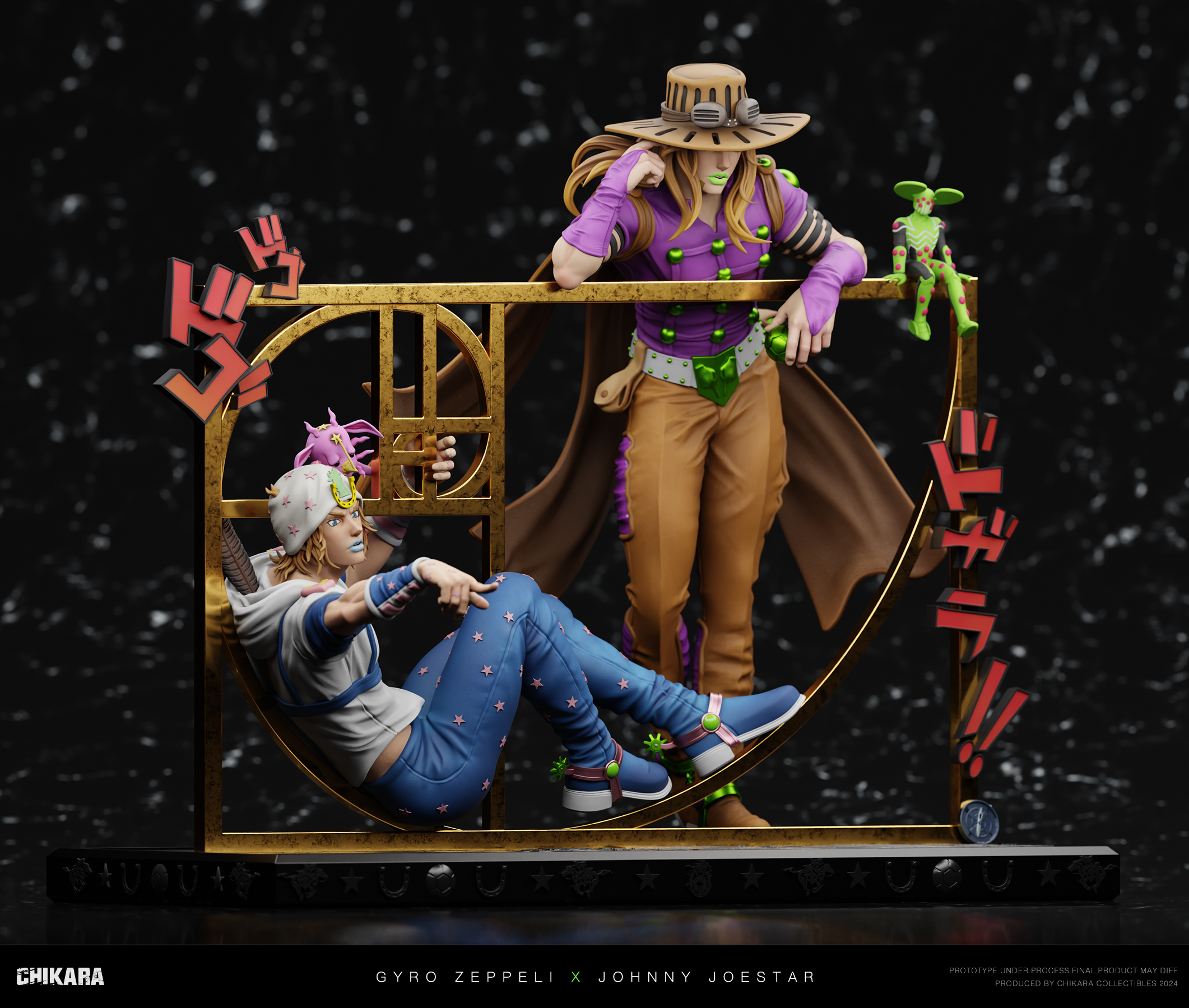 【Sold out】Gyro·Zeppeli & Johnny Joestar-JoJo's Bizarre Adventure-CHIKARA STUDIO
