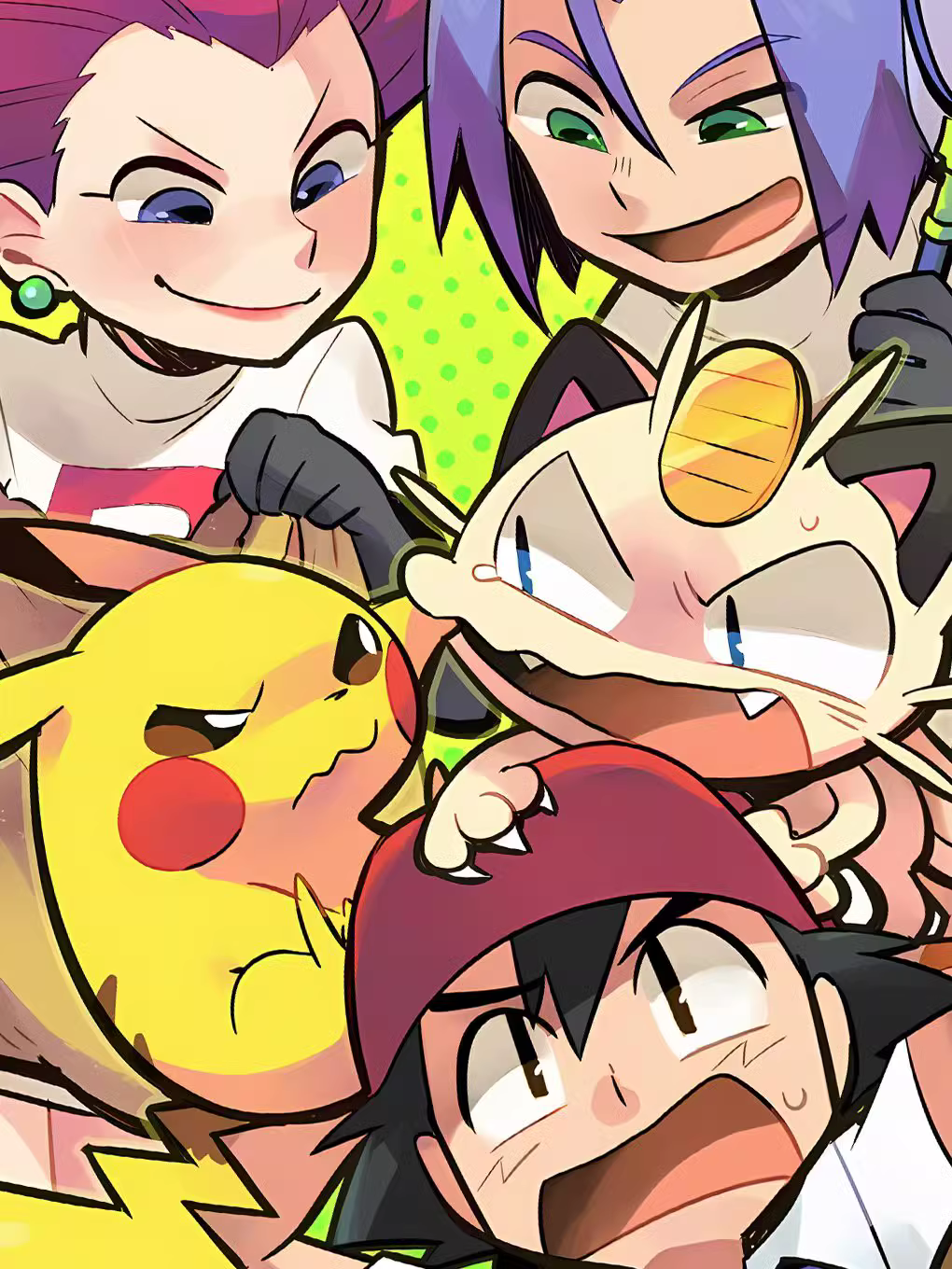 【Pre-sale】Decorative Painting of Five Characters-Pokemon-XingKong Studio