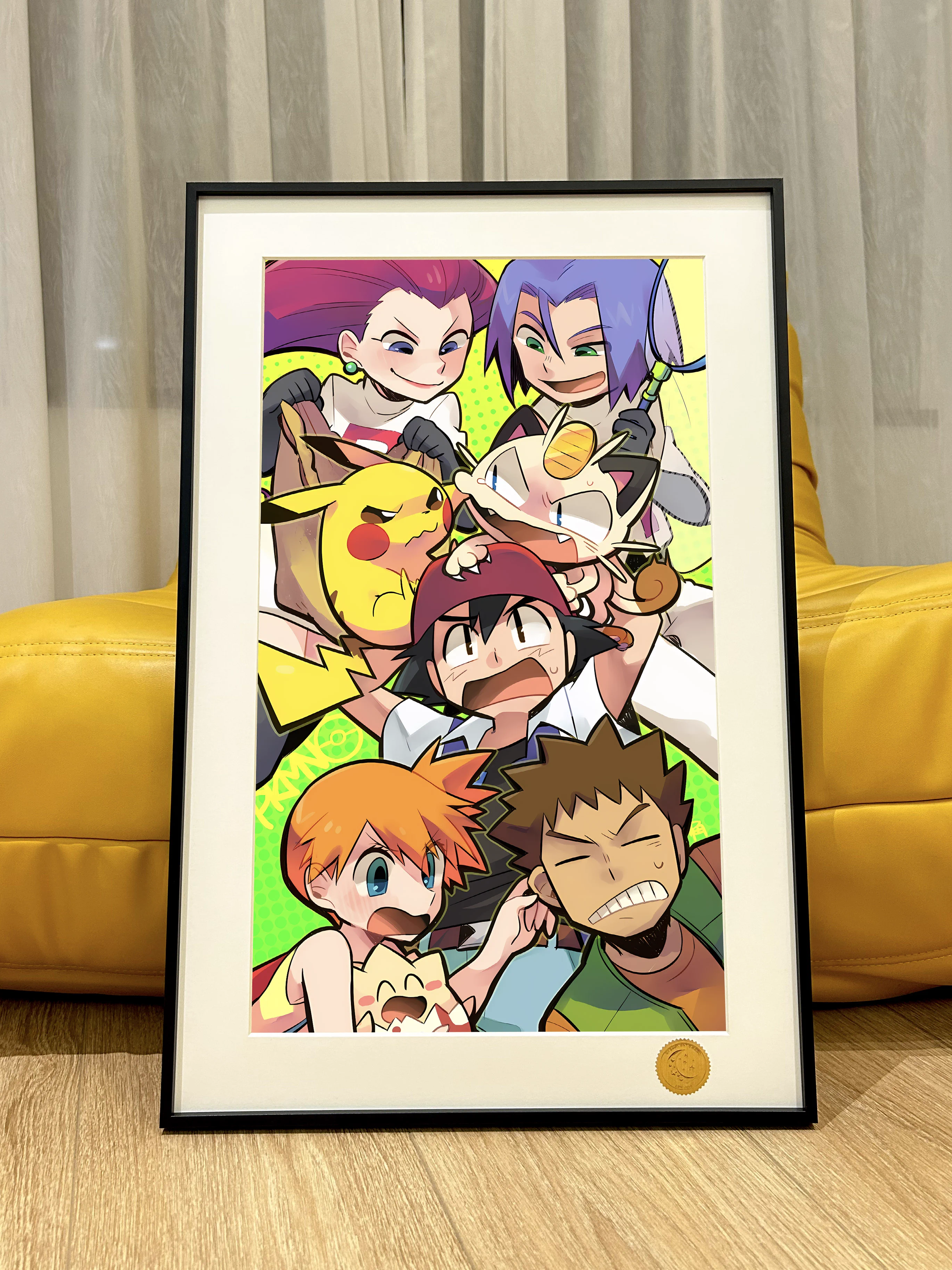 【Pre-sale】Decorative Painting of Five Characters-Pokemon-XingKong Studio
