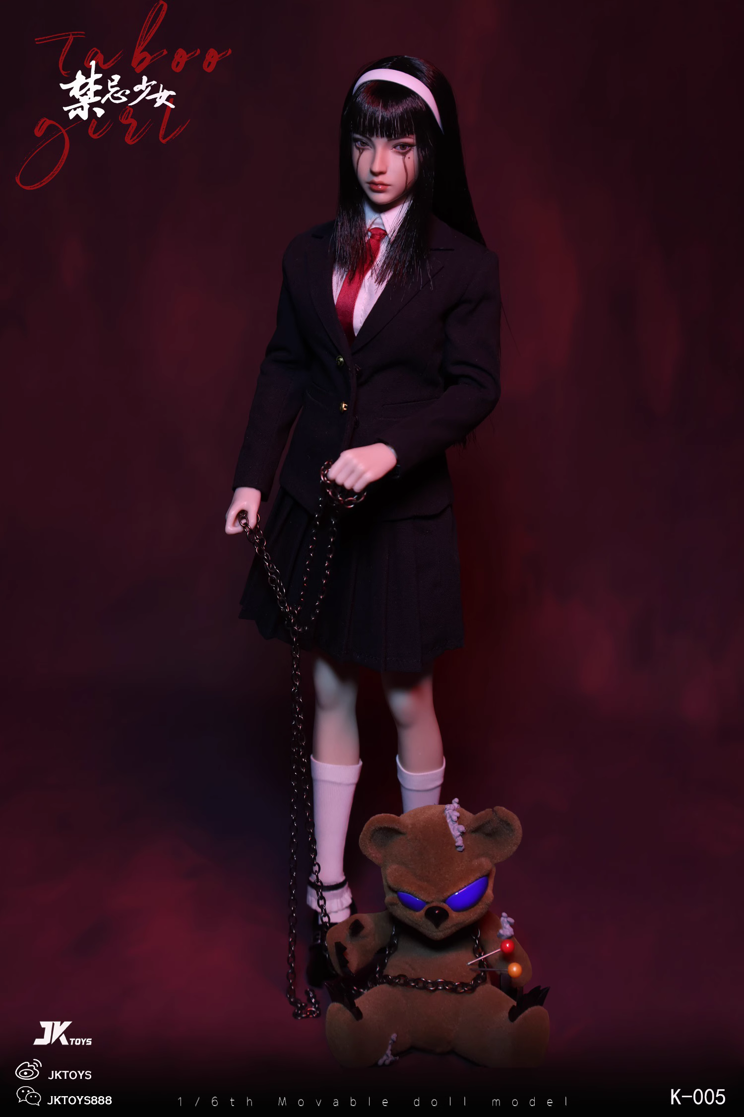 【Sold out】1/6 Scale Tomie Kawakami Cosplay Version-Tomie-JKTOYS Studio