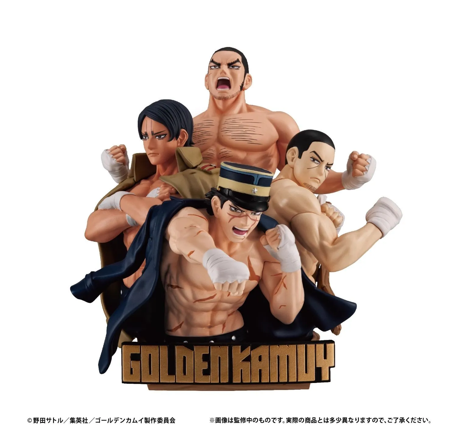 【Pre-sale】Saichi Sugimoto & Genjirou Tanigaki & Otonoshin Koito & Hajime Tsukishima-Golden Kamuy-MegaHouse