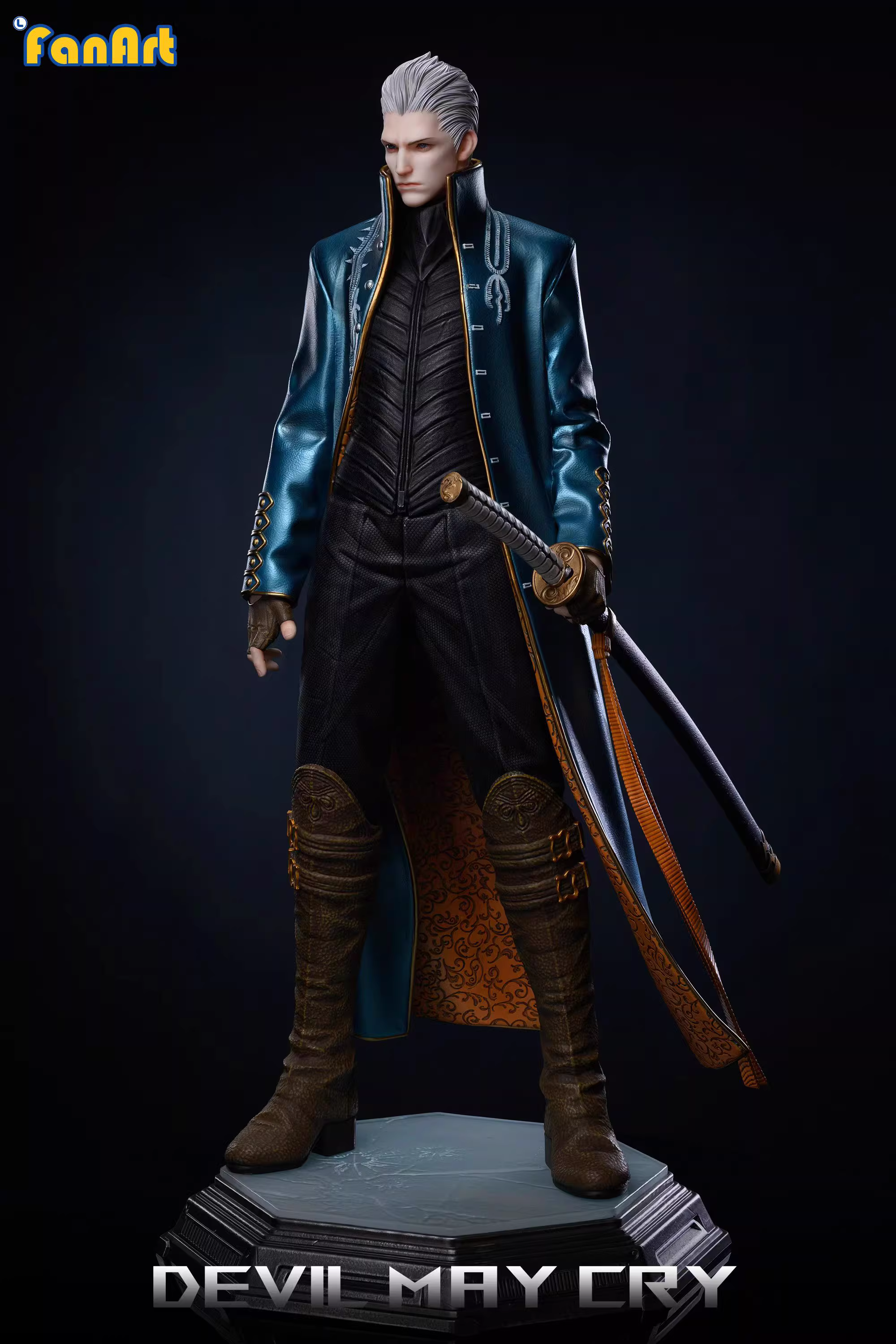 【Pre-sale】1/3 Scale Vergil-Devil May Cry-Fanart Studio