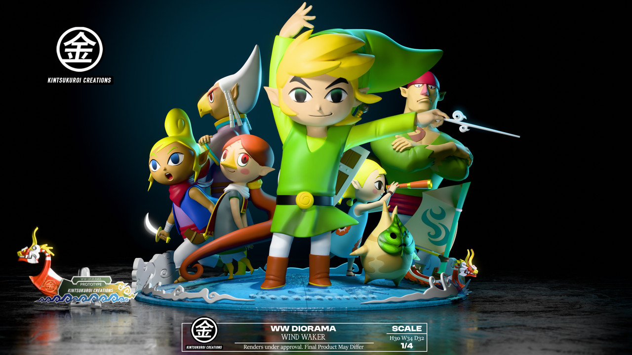【Pre-sale】1/4 Scale Wind Waker Diorama-The Legend of Zelda-Kintsukuroi Creations Studio