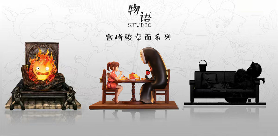 【Pre-sale】1/6 Scale Chihiro Ogino & Kaonashi-Studio Ghibli-WuYu Studio