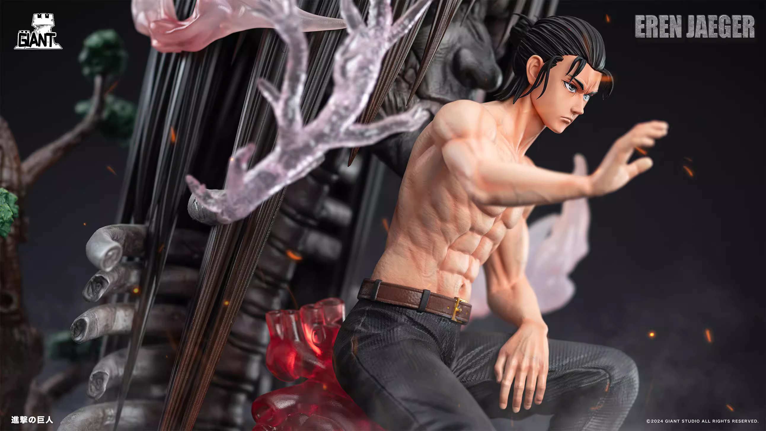 【Pre-sale】1/4 Scale Sitting Eren-Attack on Titan-Giant Studio