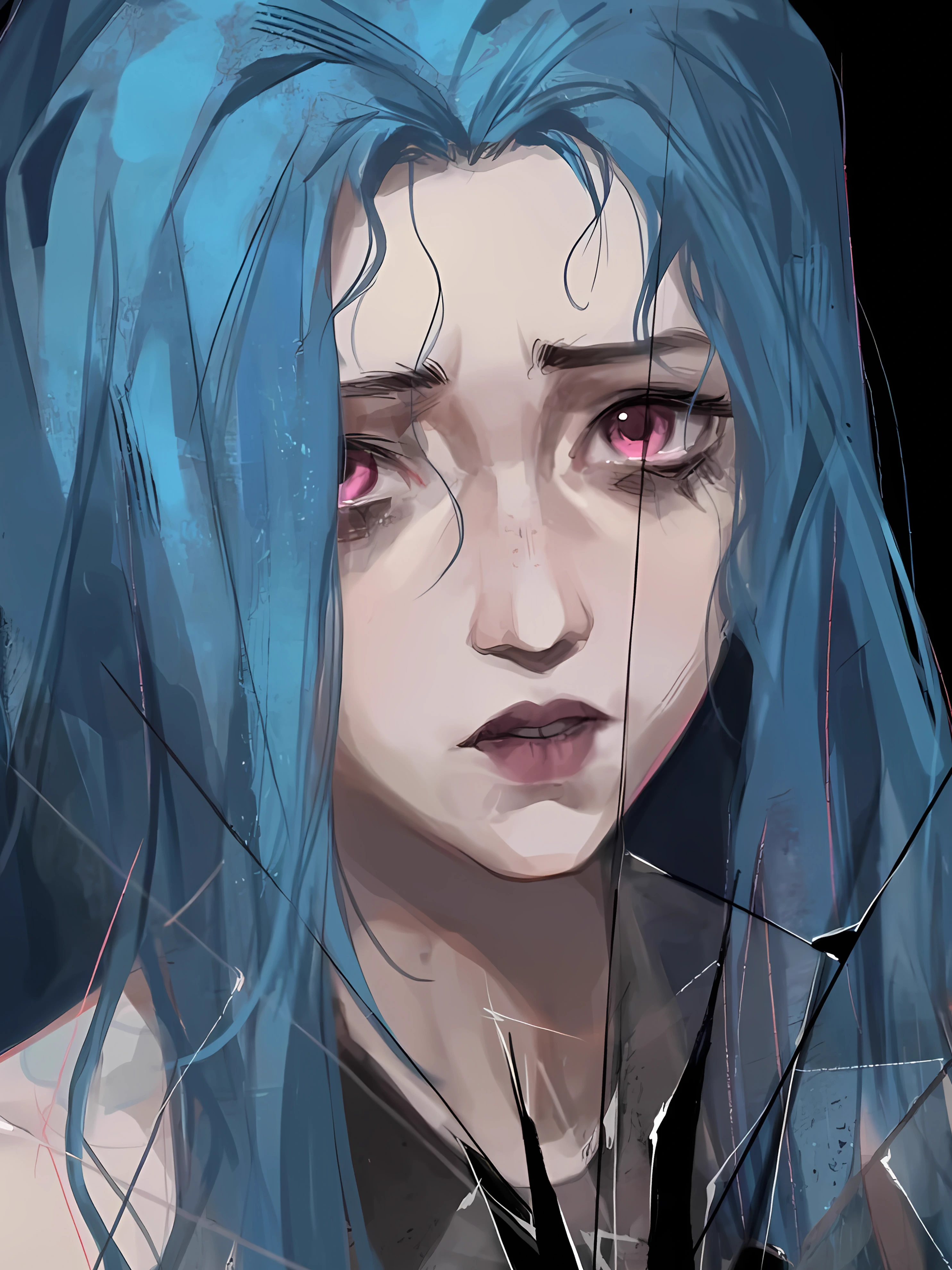 【Pre-sale】Decorative Painting of Heart Broken Jinx-League of Legends-XingKong Studio