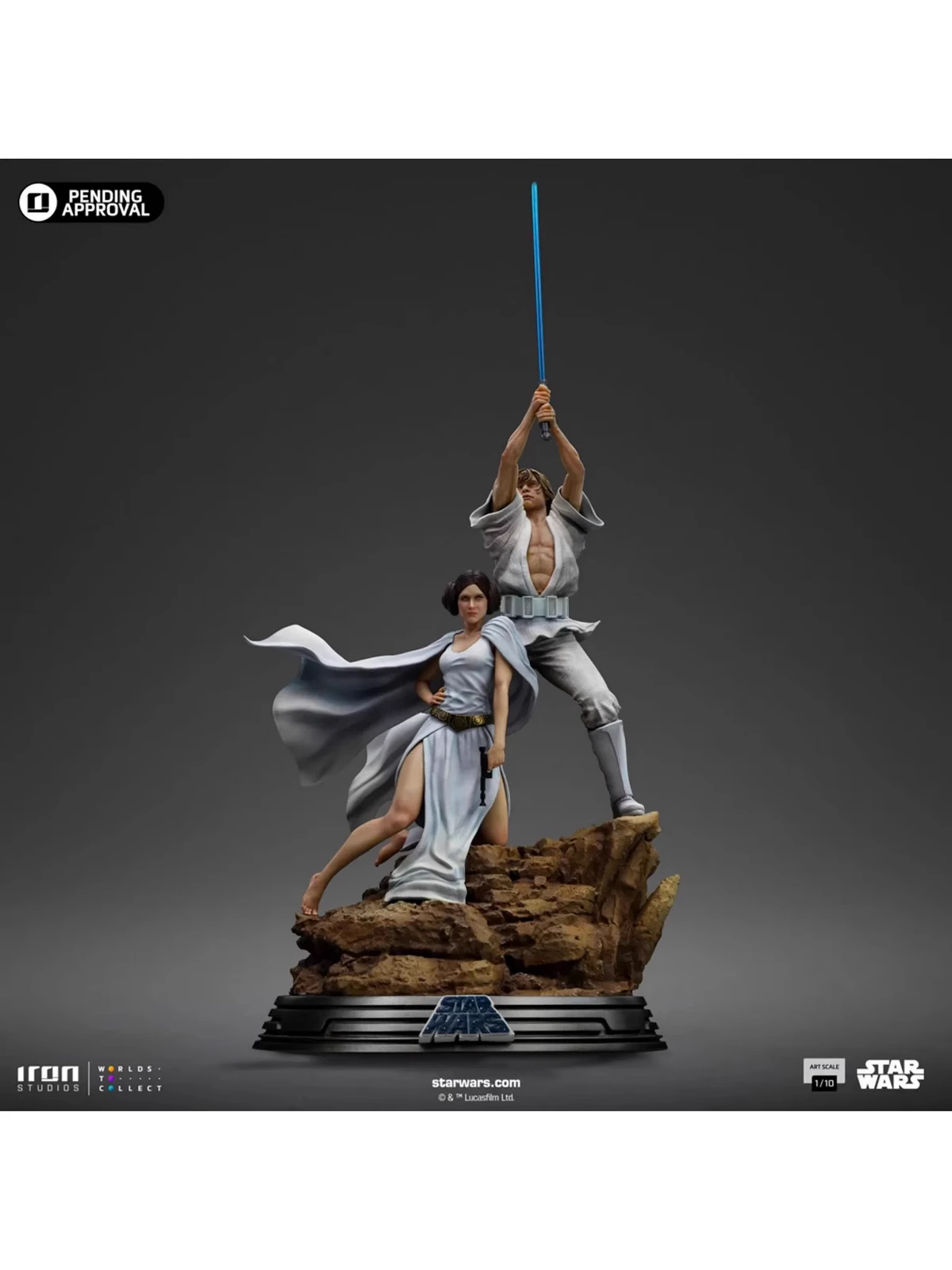 【Pre-sale】1/10 Scale Luc & Leia-Star Wars-Iron Studios