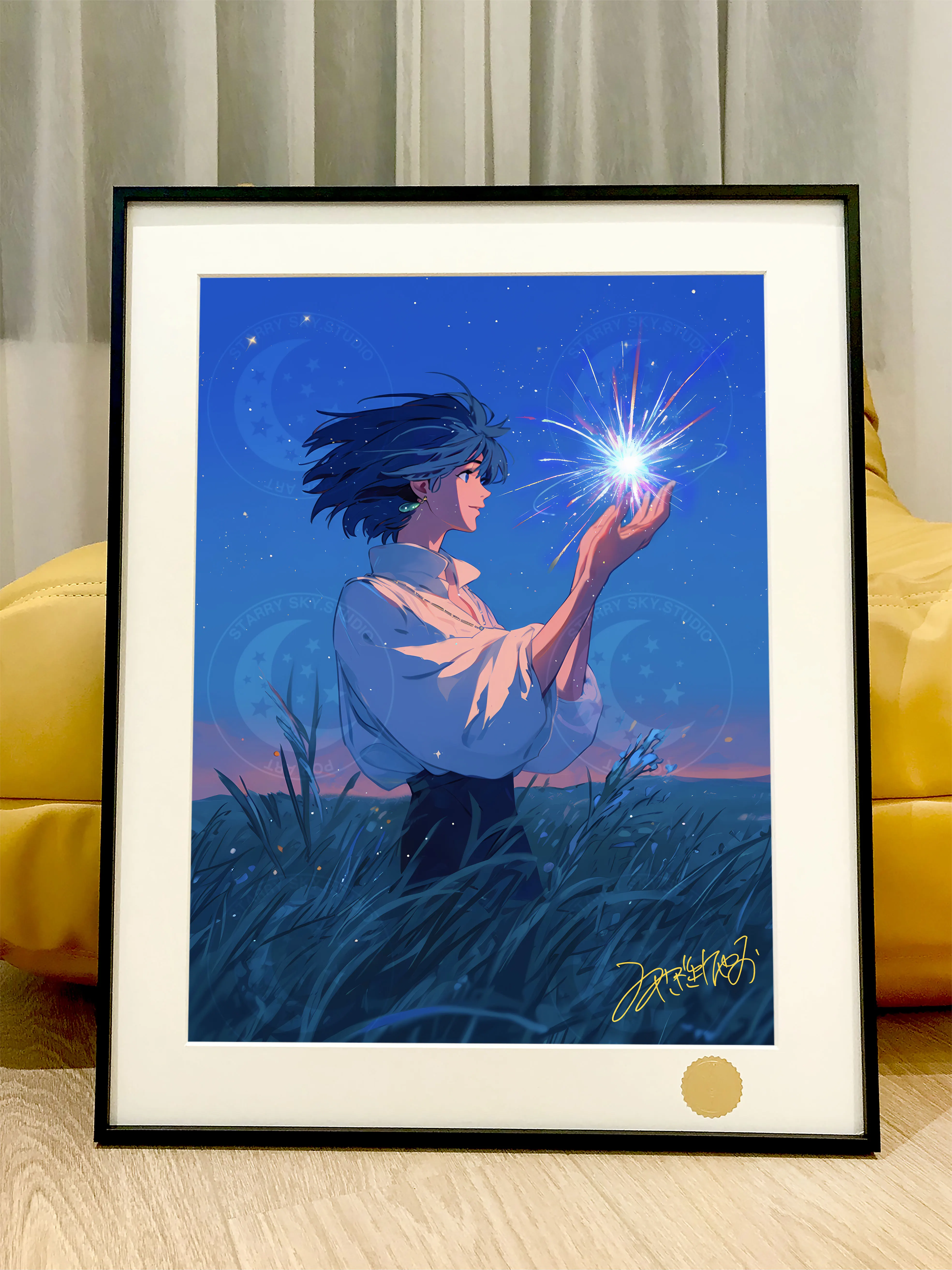 【Pre-sale】Decorative Painting of Howl's Heart-Howl's Moving Castle-XingKong Studio