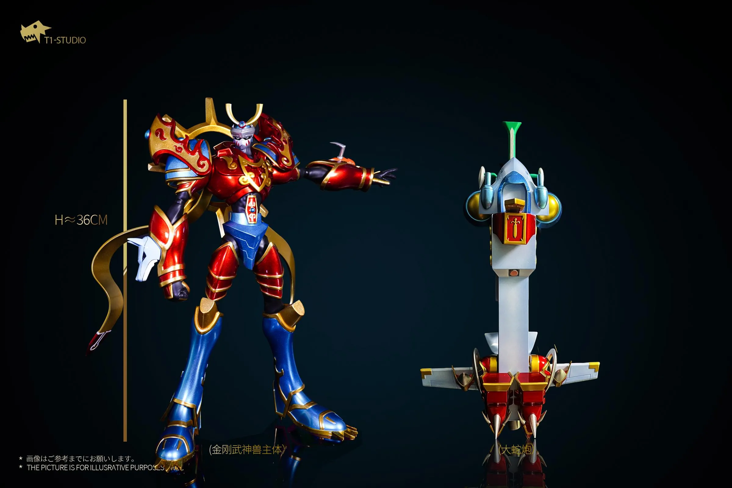 【Pre-sale】Susanoomon & ZERO-ARMS Orochi-Digimon-T1 Studio