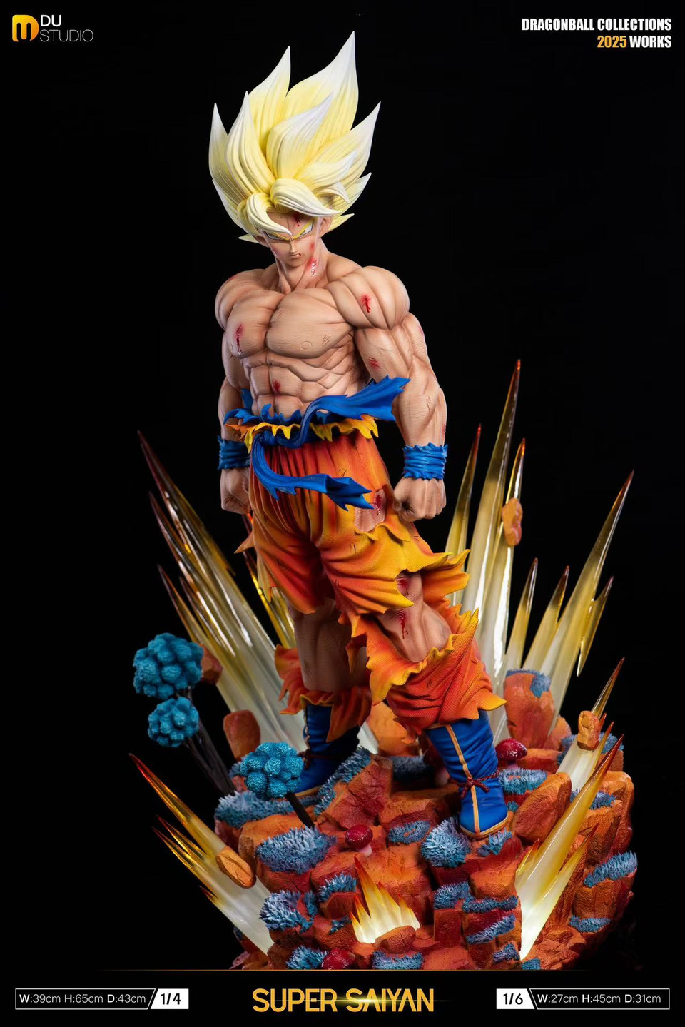 【Pre-sale】1/6 & 1/4 Scale SS Goku with LED-DU Studio