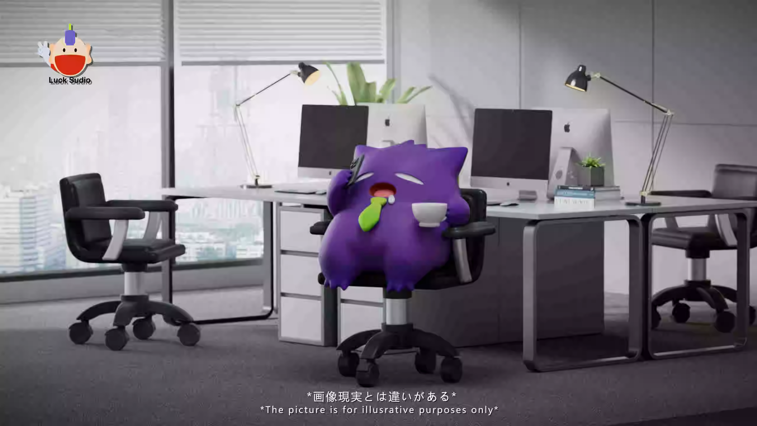 【In stock】Tired Working Gengar-Pokemon-BBD Studio & Luck Studio