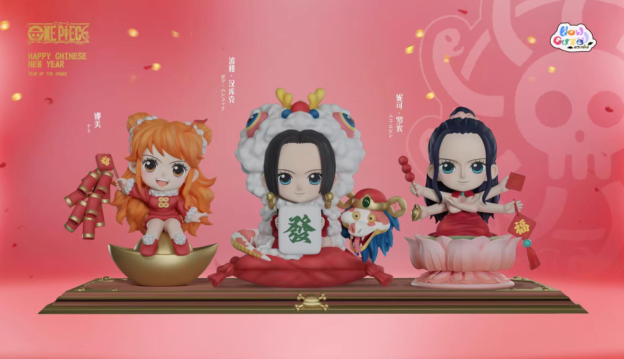 【Pre-sale】Q Version Nami, Robin & Boa Hancock-How Cute Studio