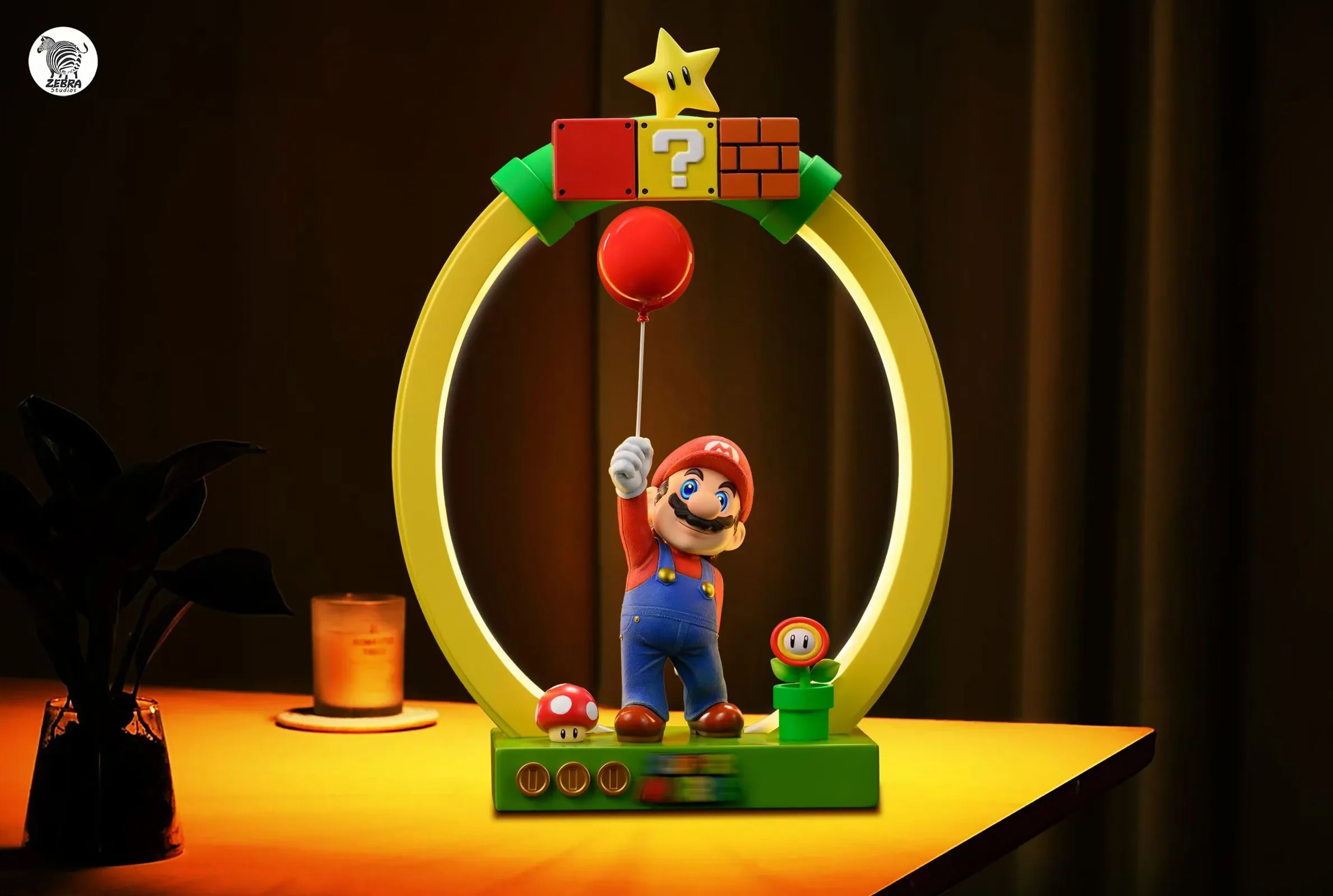 【Pre-sale】Mario Table Lamp with LED-Super Mario-Zebra Studio