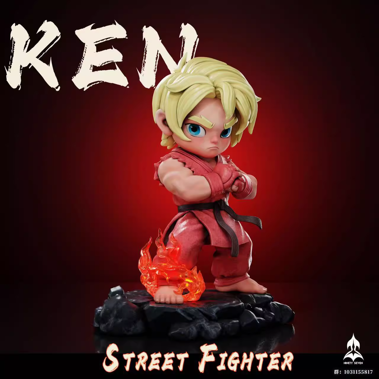 【Pre-sale】Q Version Ryu & Ken-Street Fighter-NINETY SEVEN Studio