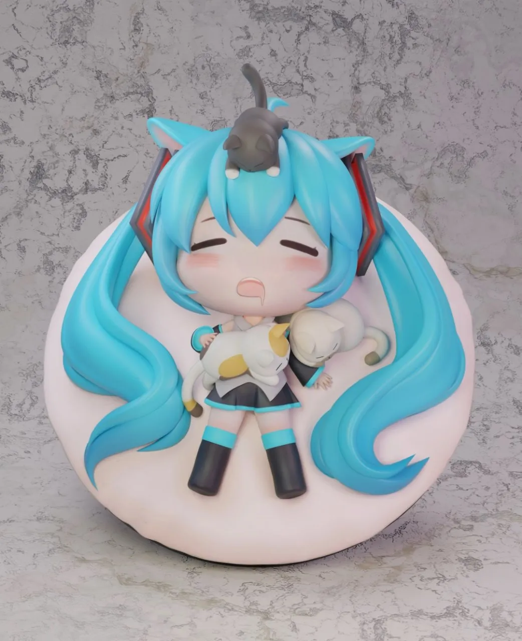 【Pre-sale】Chibi Ver. Cat Hatsune Miku-VOCALOID-ChaoShe Studio