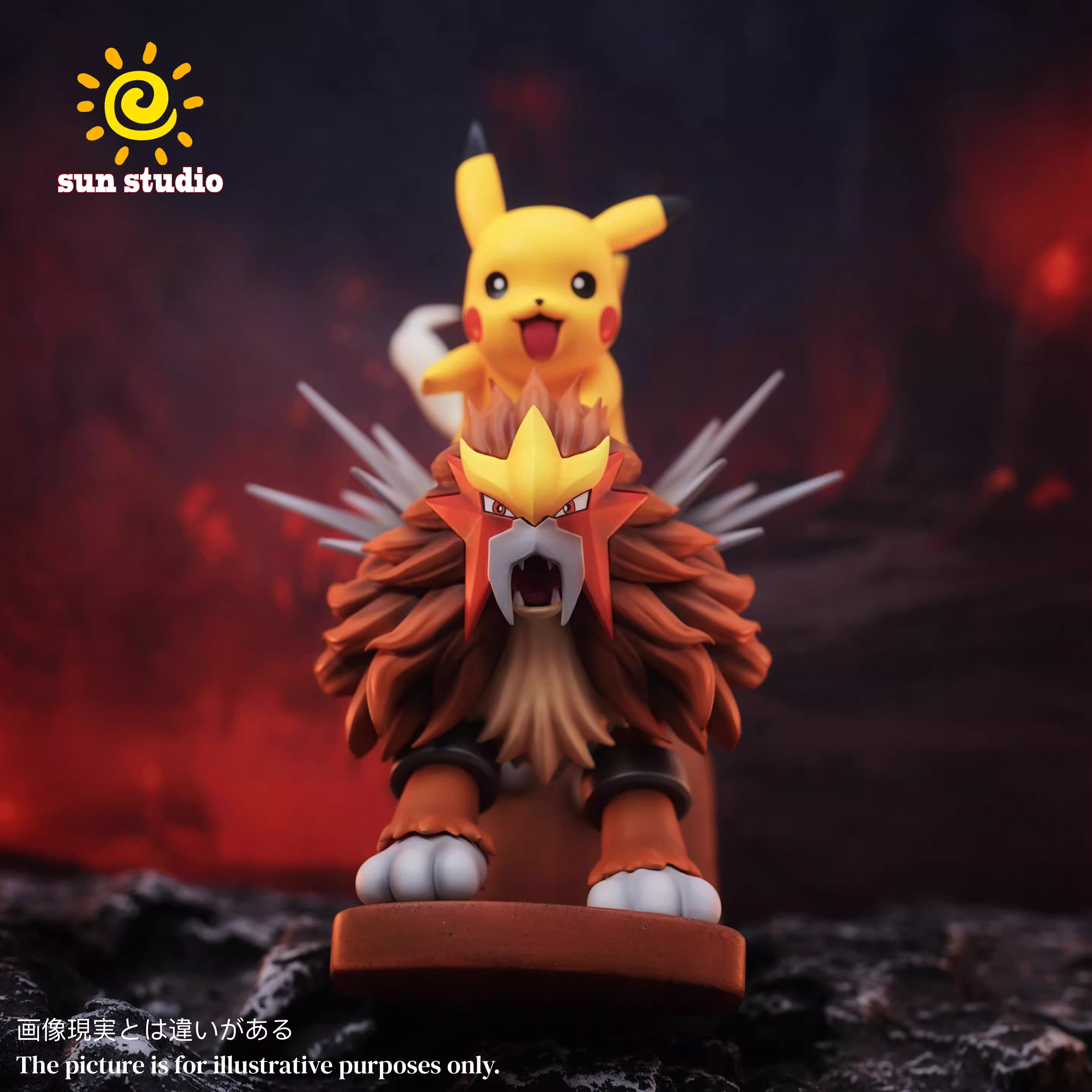 【Pre-sale】Pikachu with Entei-Pokemon-SUN studio