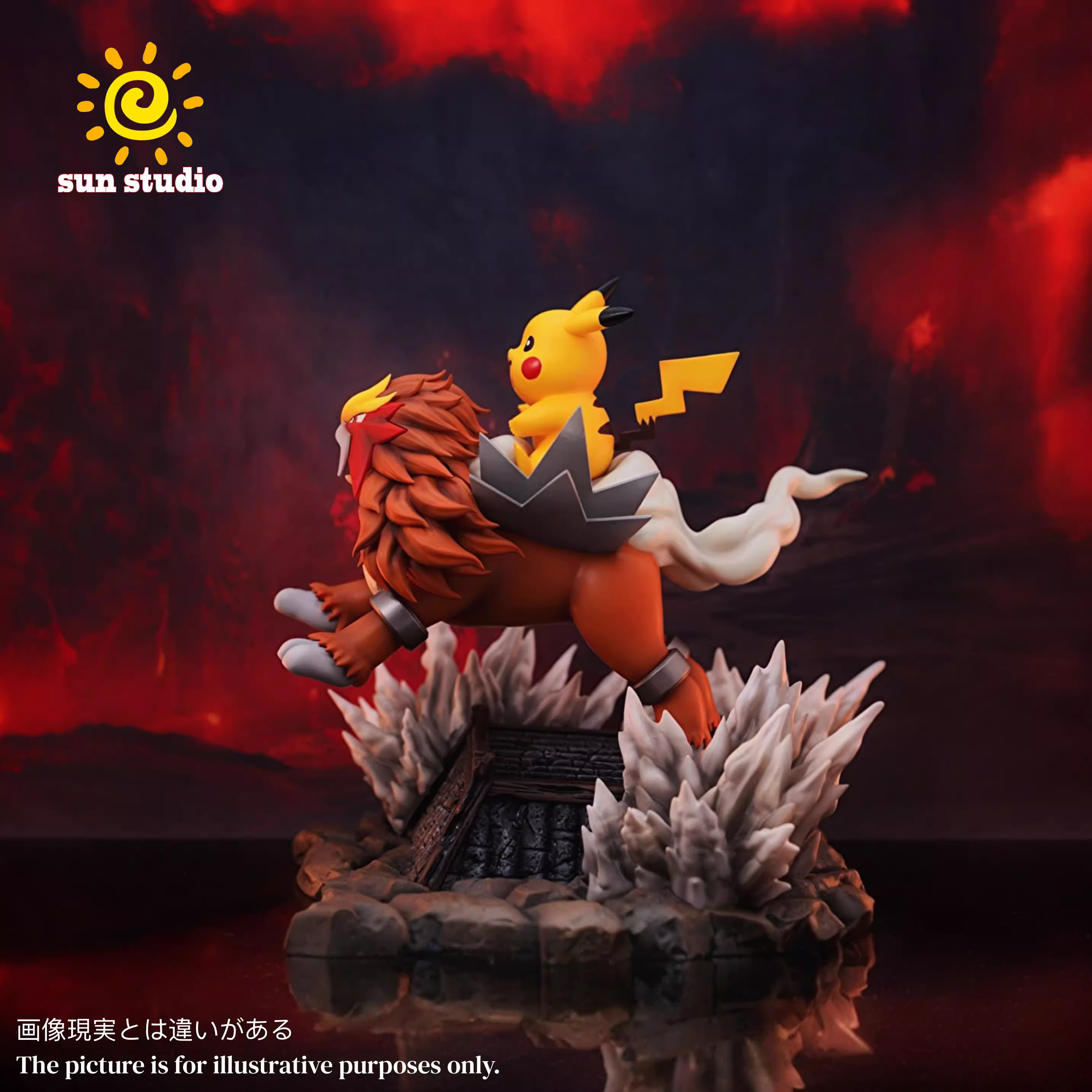 【Pre-sale】Pikachu with Entei-Pokemon-SUN studio