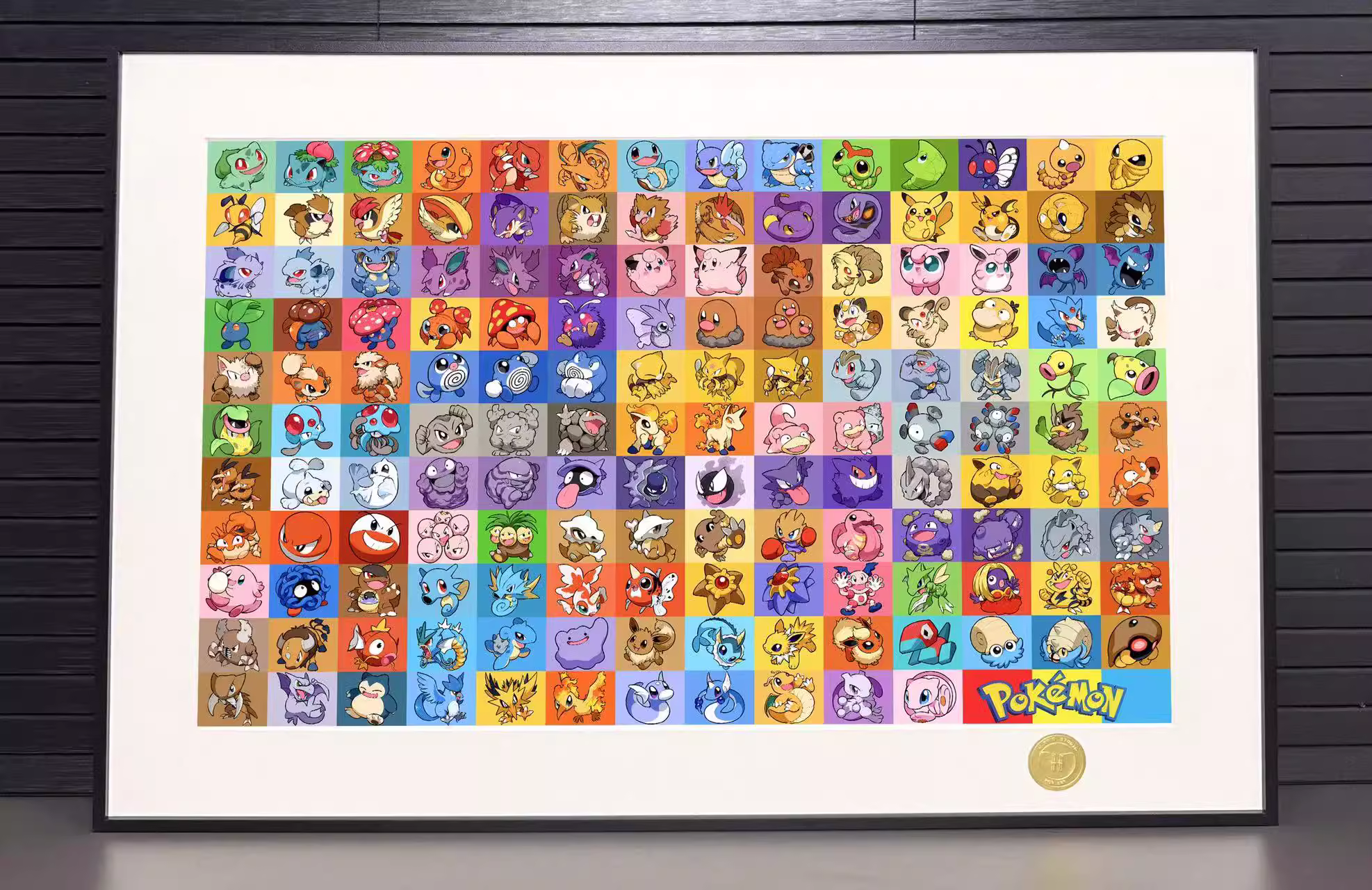 【Pre-sale】Decorative Painting of Generation 1-Pokemon-H2 Studio