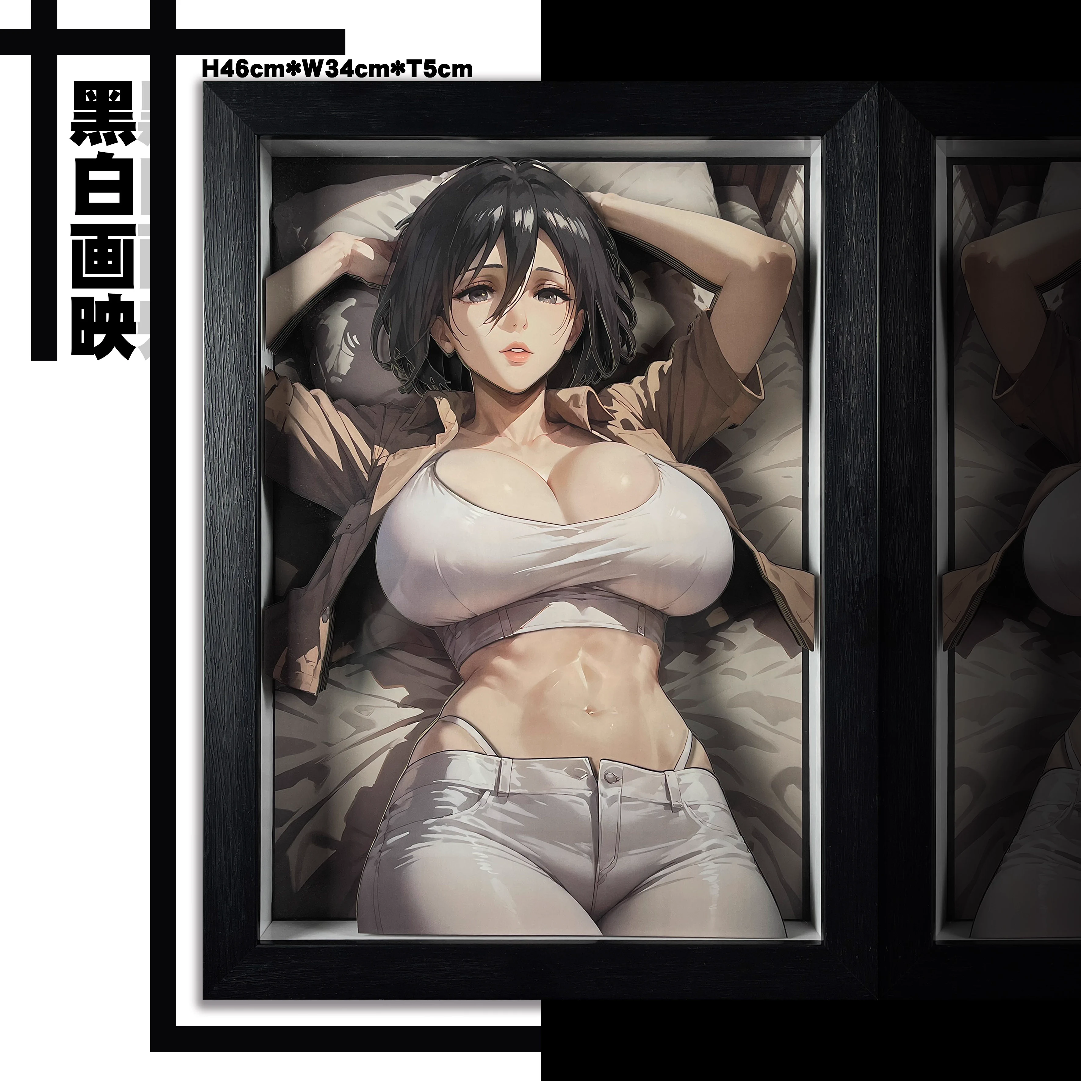 【Pre-sale】KKRD-006 Decorative Painting of Mikasa-Attack on Titan-B&W Studio