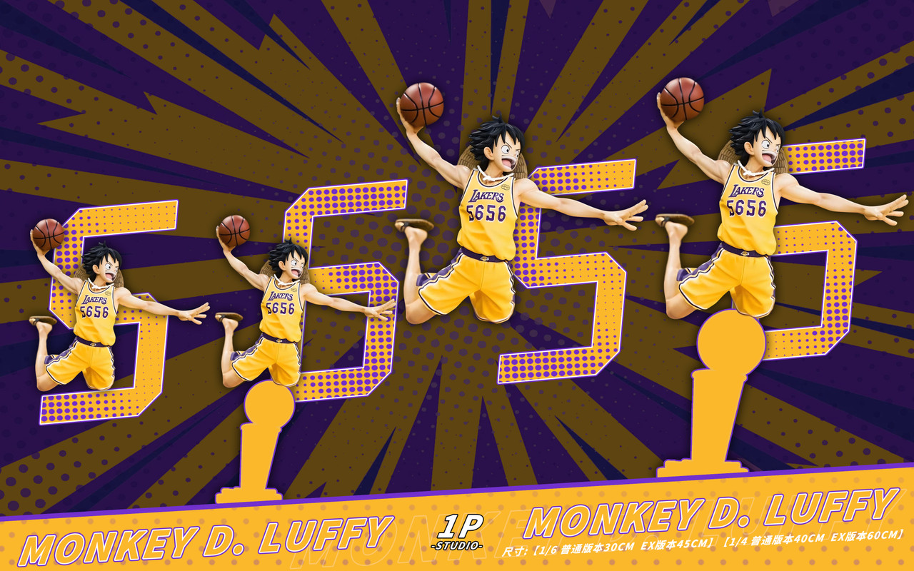 【Pre-sale】1/6 and 1/4 Scale LOS ANGELES LAKERS Luffy-1P Studio