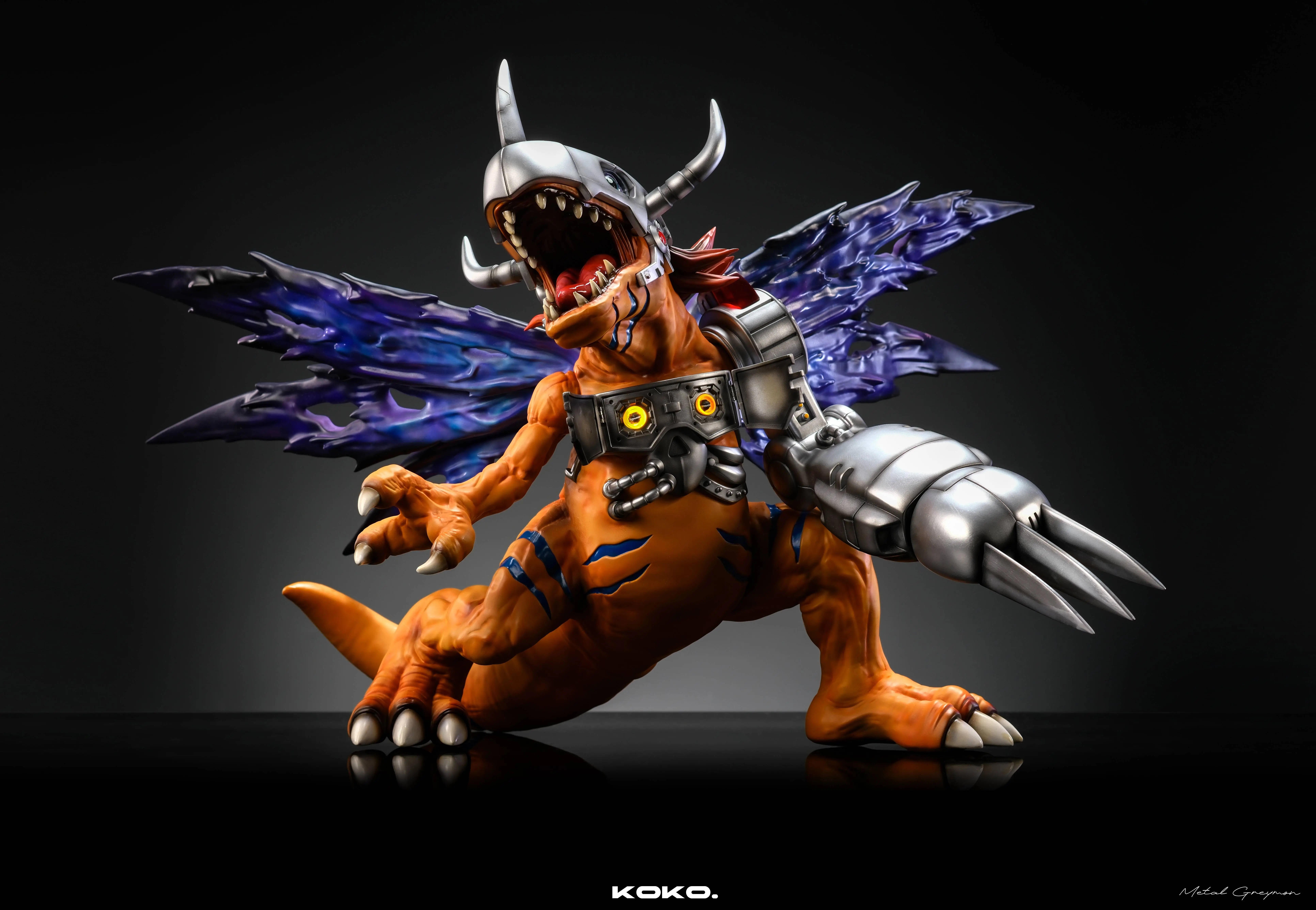 【Pre-sale】Metal Greymon-Digimon Adventure-KOKO Studio