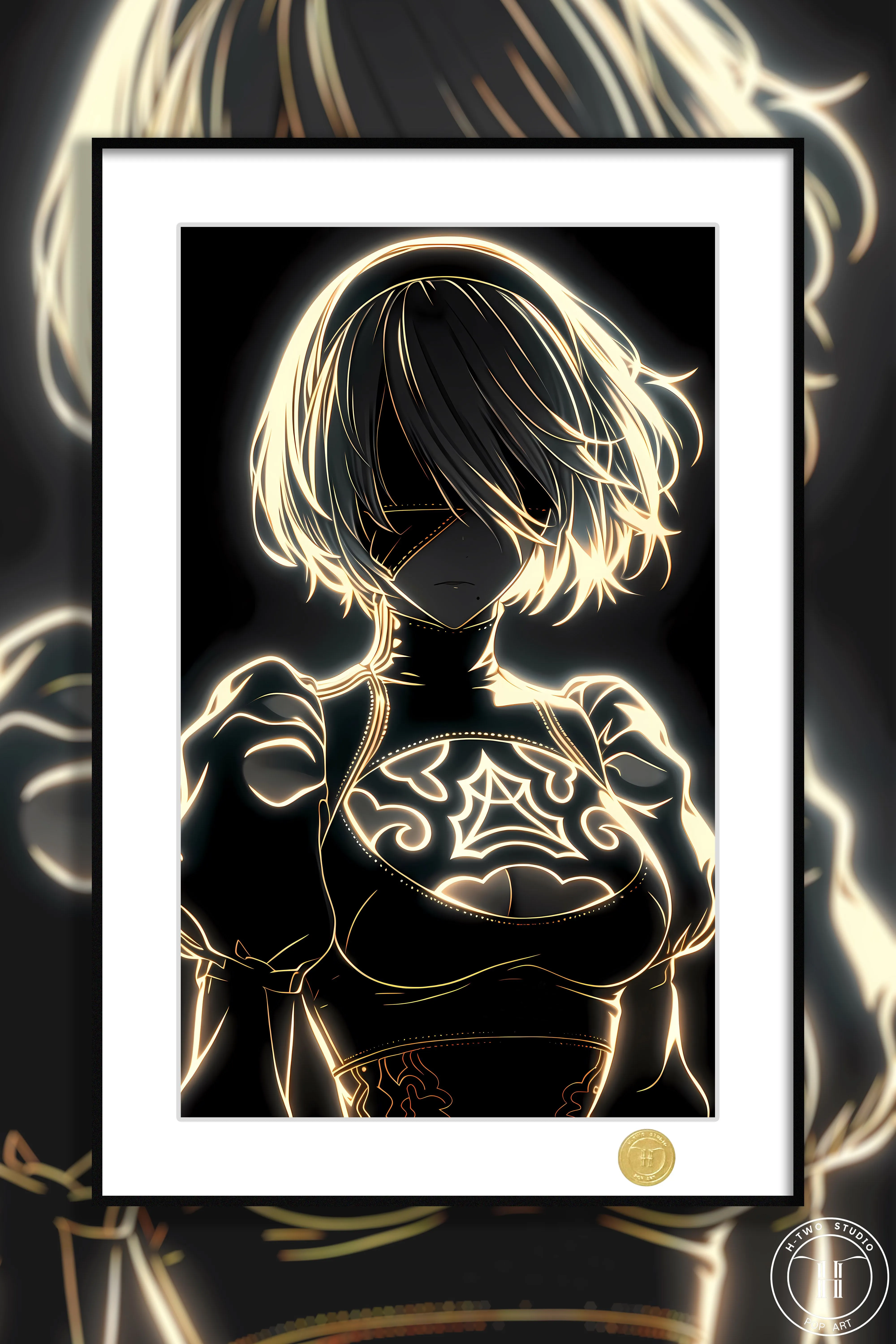【Pre-sale】Decorative Painting of 2B-NieR:Automata-H2 Studio