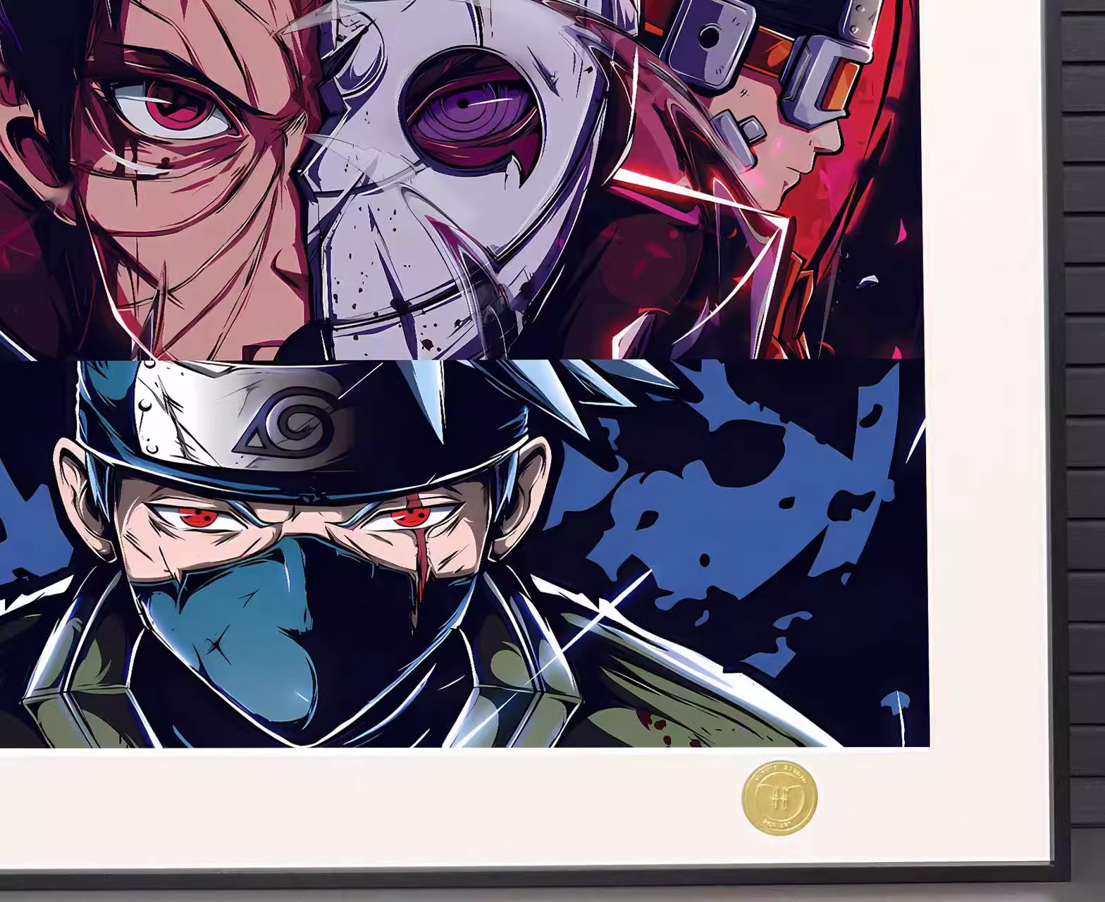 【Pre-sale】Decorative Painting of Kakashi and Obito-H2 Studio