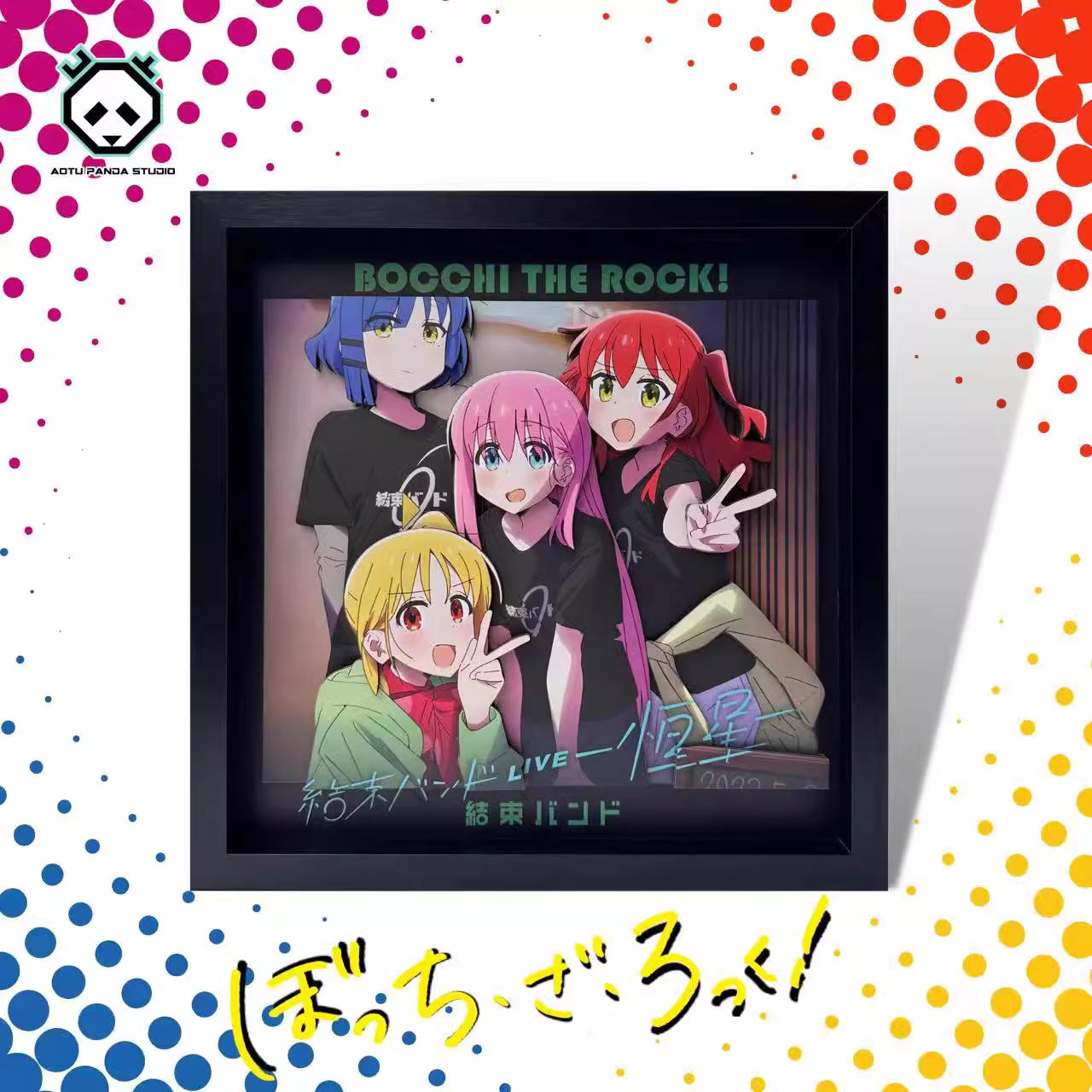 【In stock】Decorative Painting of Four Girls Band-BOCCHI THE ROCK!-Aotu Panda