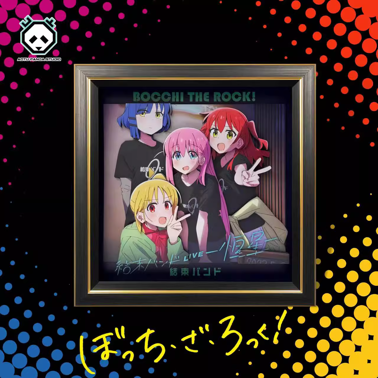【In stock】Decorative Painting of Four Girls Band-BOCCHI THE ROCK!-Aotu Panda