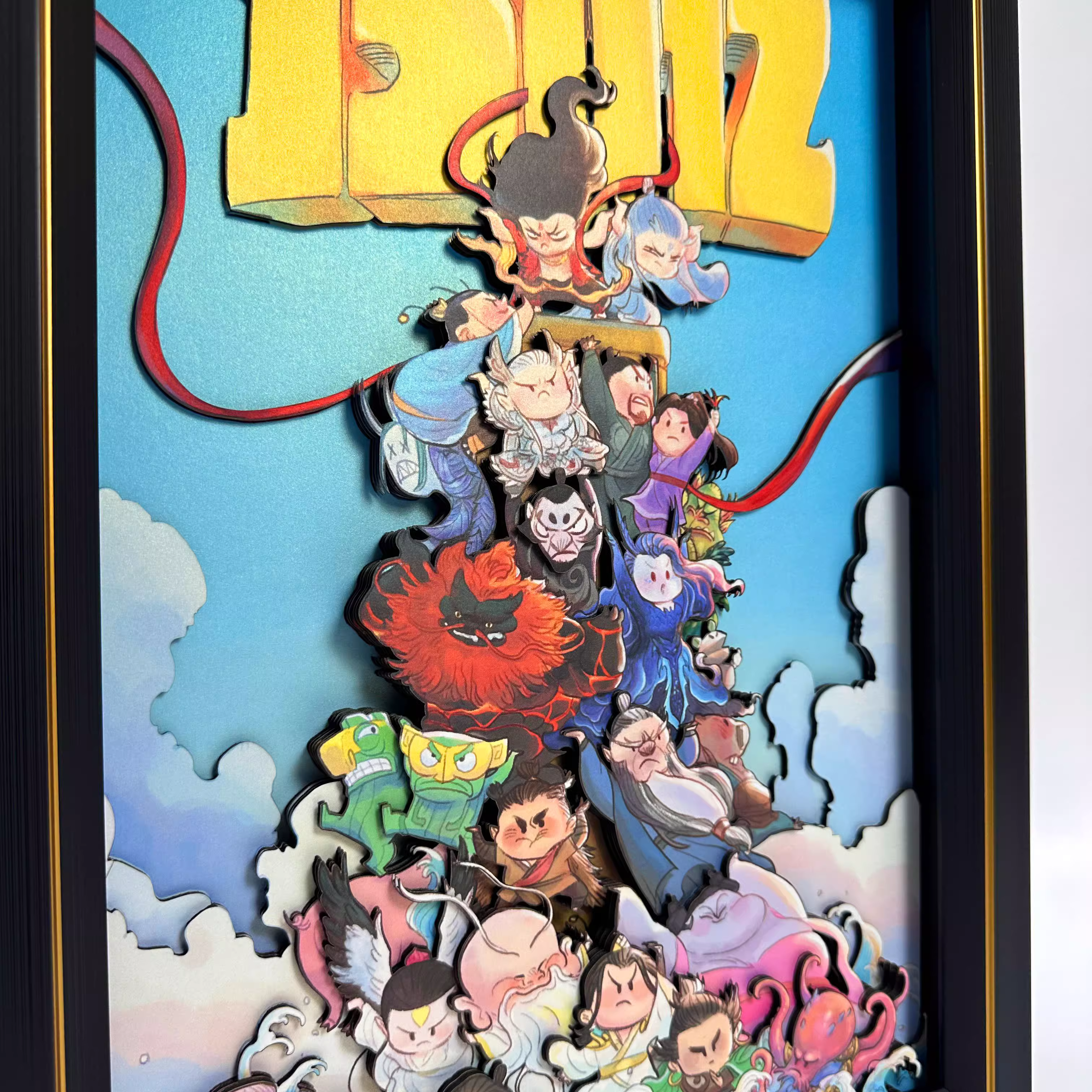 【In stock】Decorative Painting of Commemorative Poster-Nezha: Demon Child Conquers the Sea-Aotu Panda