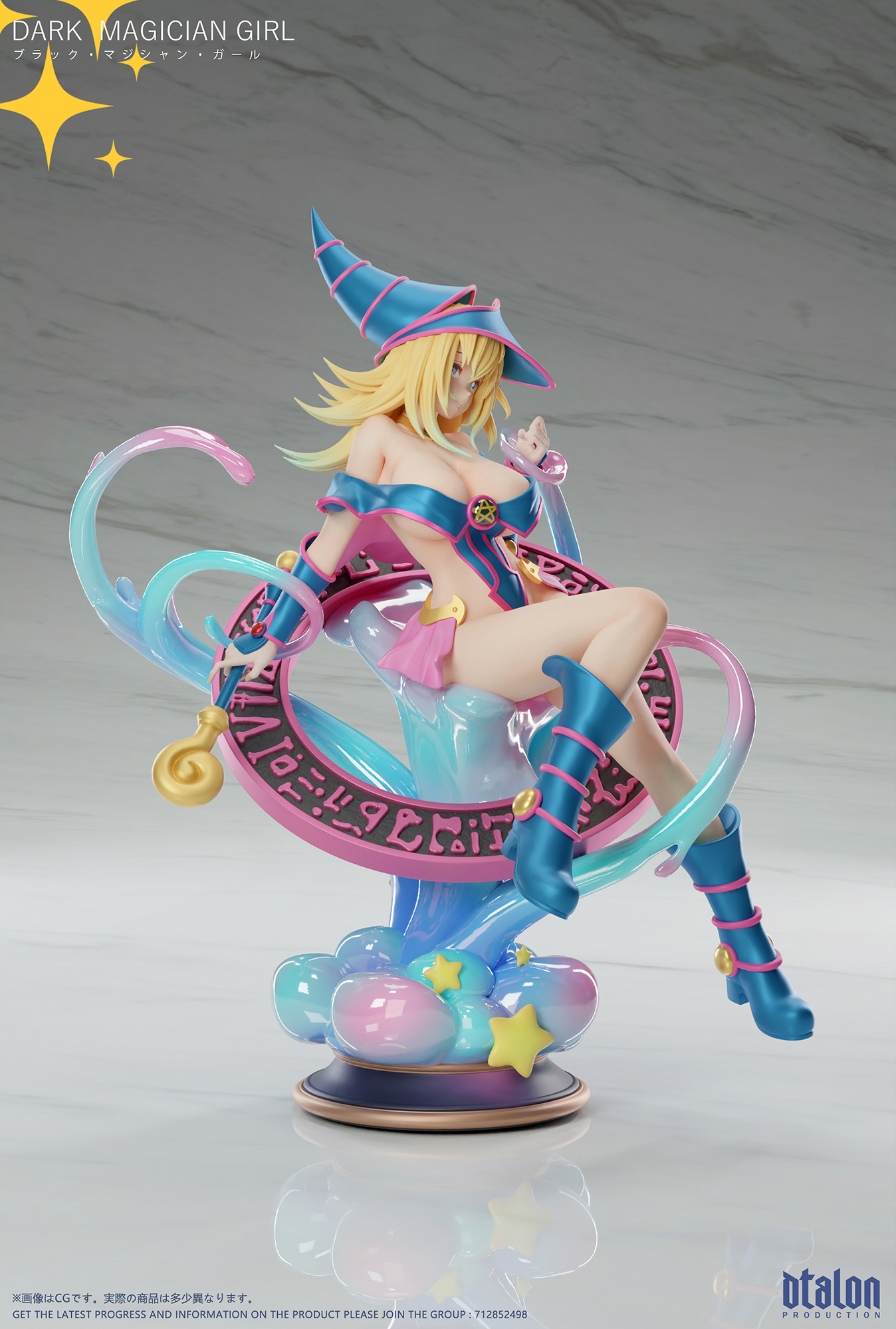 【Sold out】1/6 Scale Dark Magician Girl-Yu-Gi-Oh! Duel Monsters-Dtalon Studio