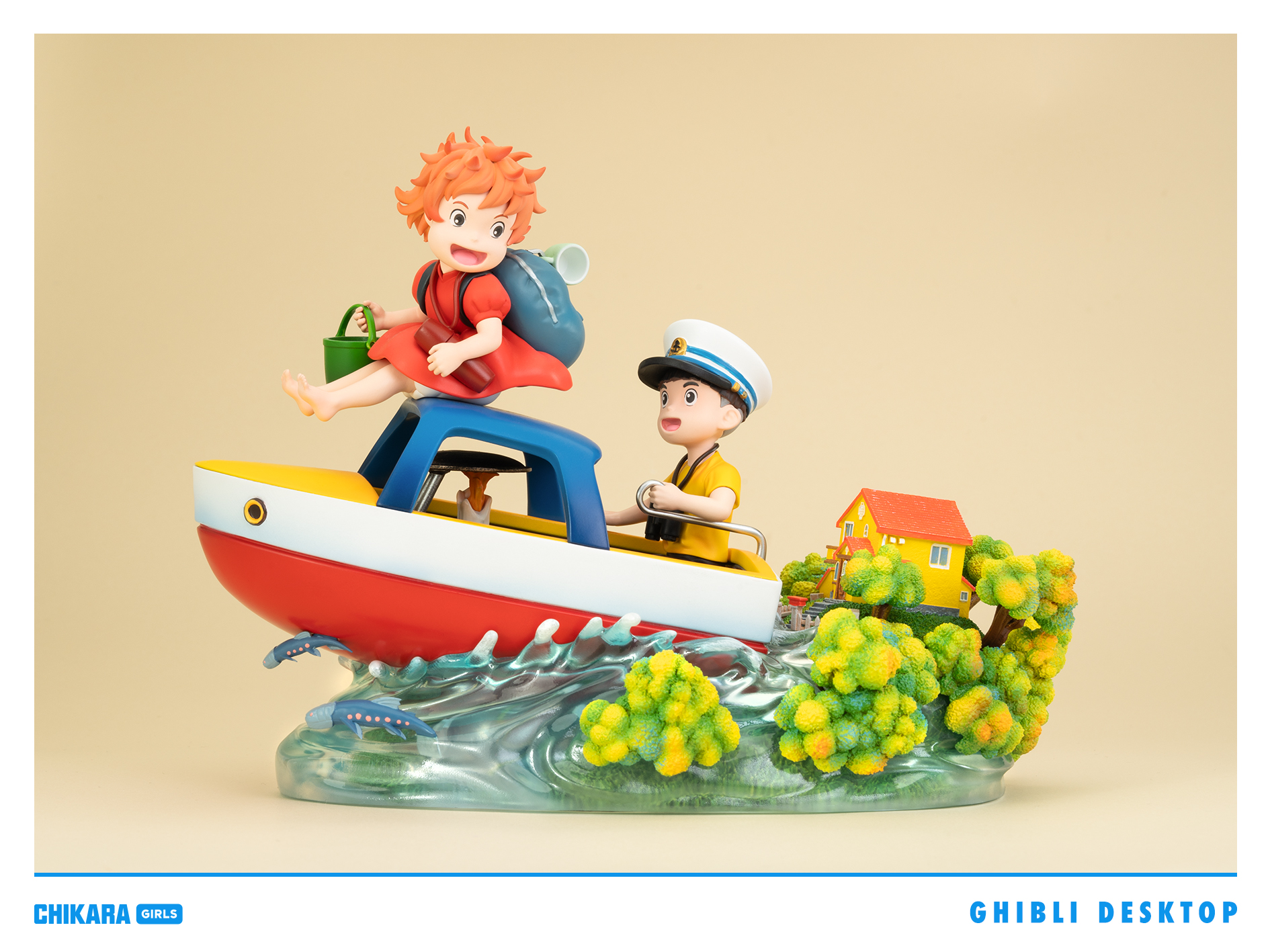 【Pre-sale】Ponyo and Sousuke-Ponyo on the Cliff-CHIKARA Studio