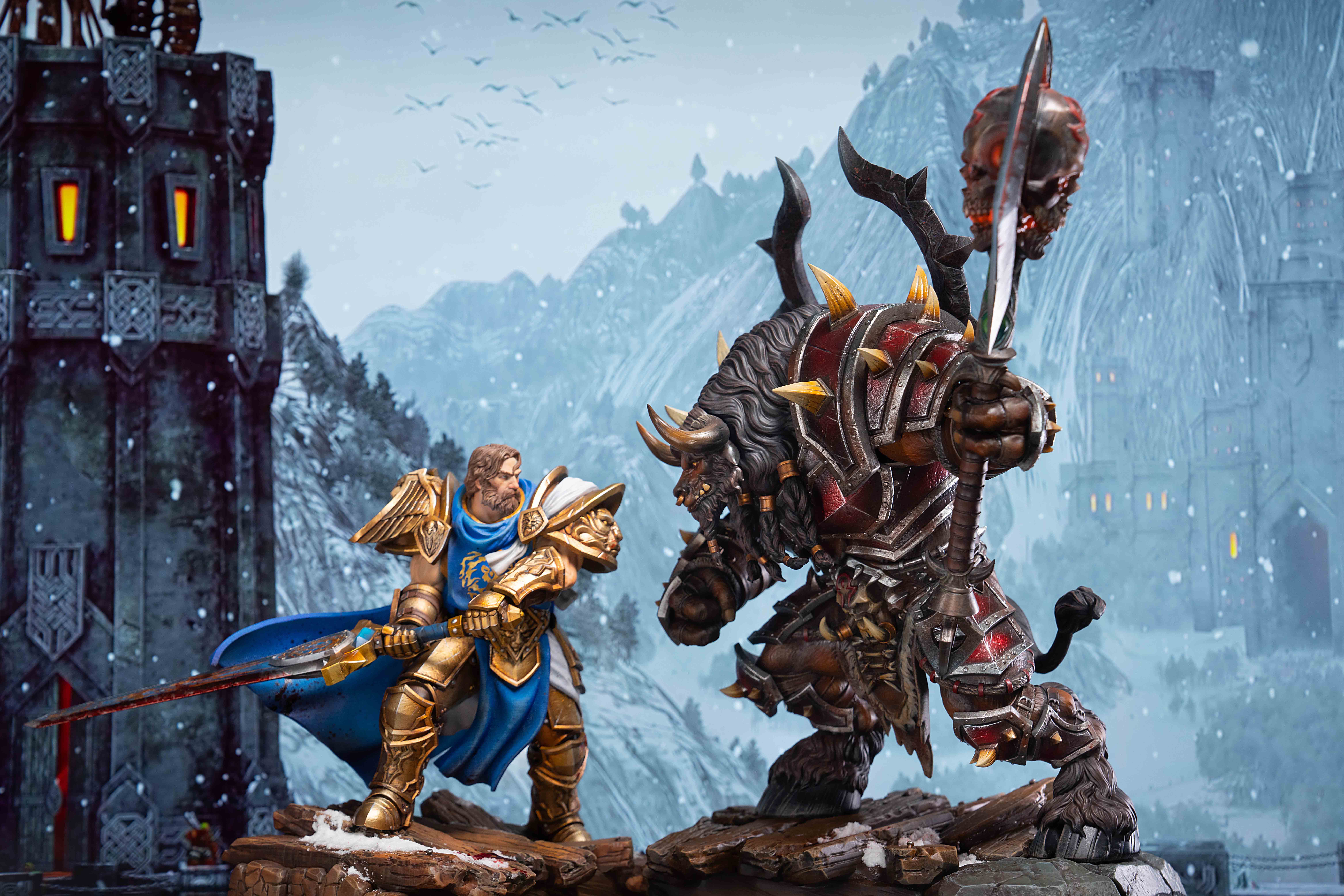 【Pre-sale】1/8 Scale 001 Human Marshal VS Tauren Commander-Other Series-ChaoLu Studio