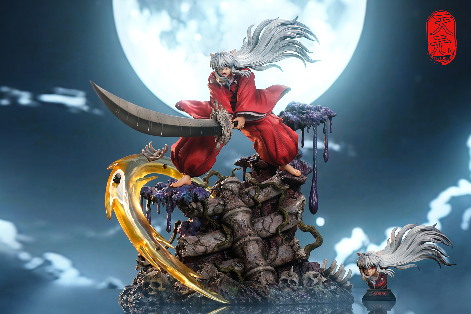 【Sold out】1/6 Scale Inuyasha-Inuyasha-TY Studio
